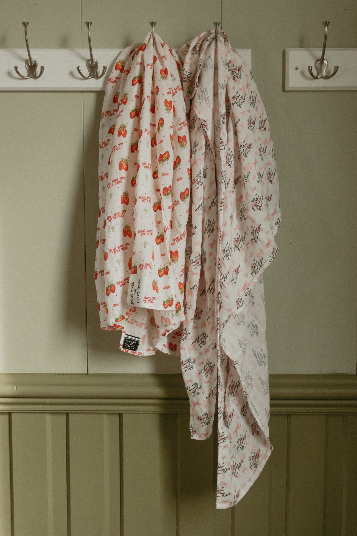 She is Far More Precious Bow Swaddle Blanket