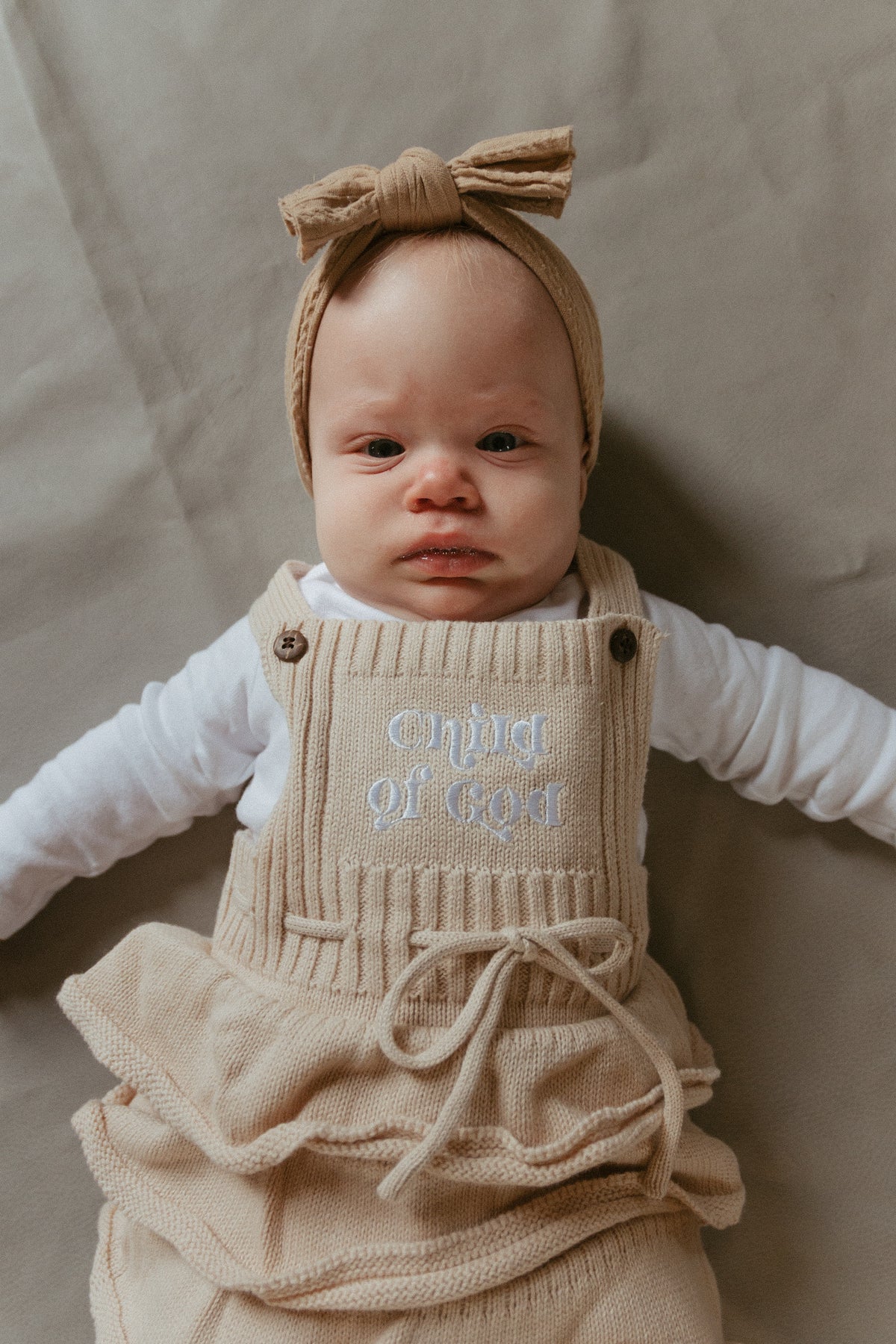 Knit Ruffled Child of God Dress