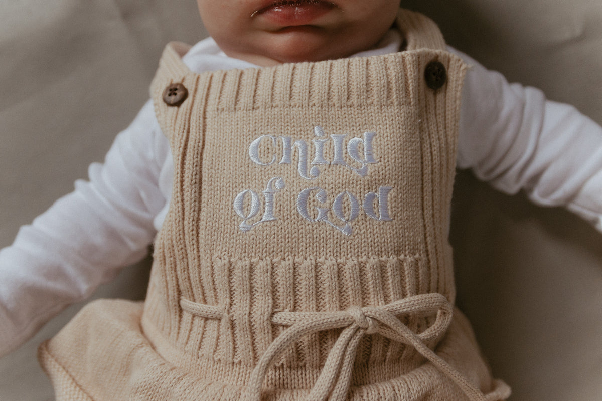 Knit Ruffled Child of God Dress