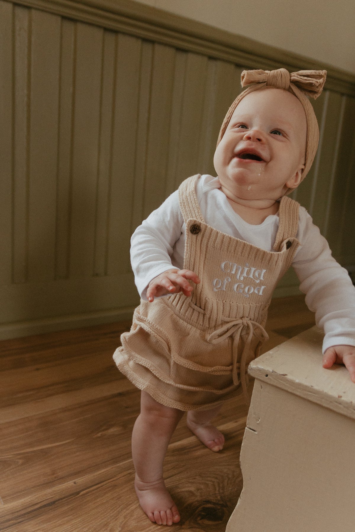 Knit Ruffled Child of God Dress