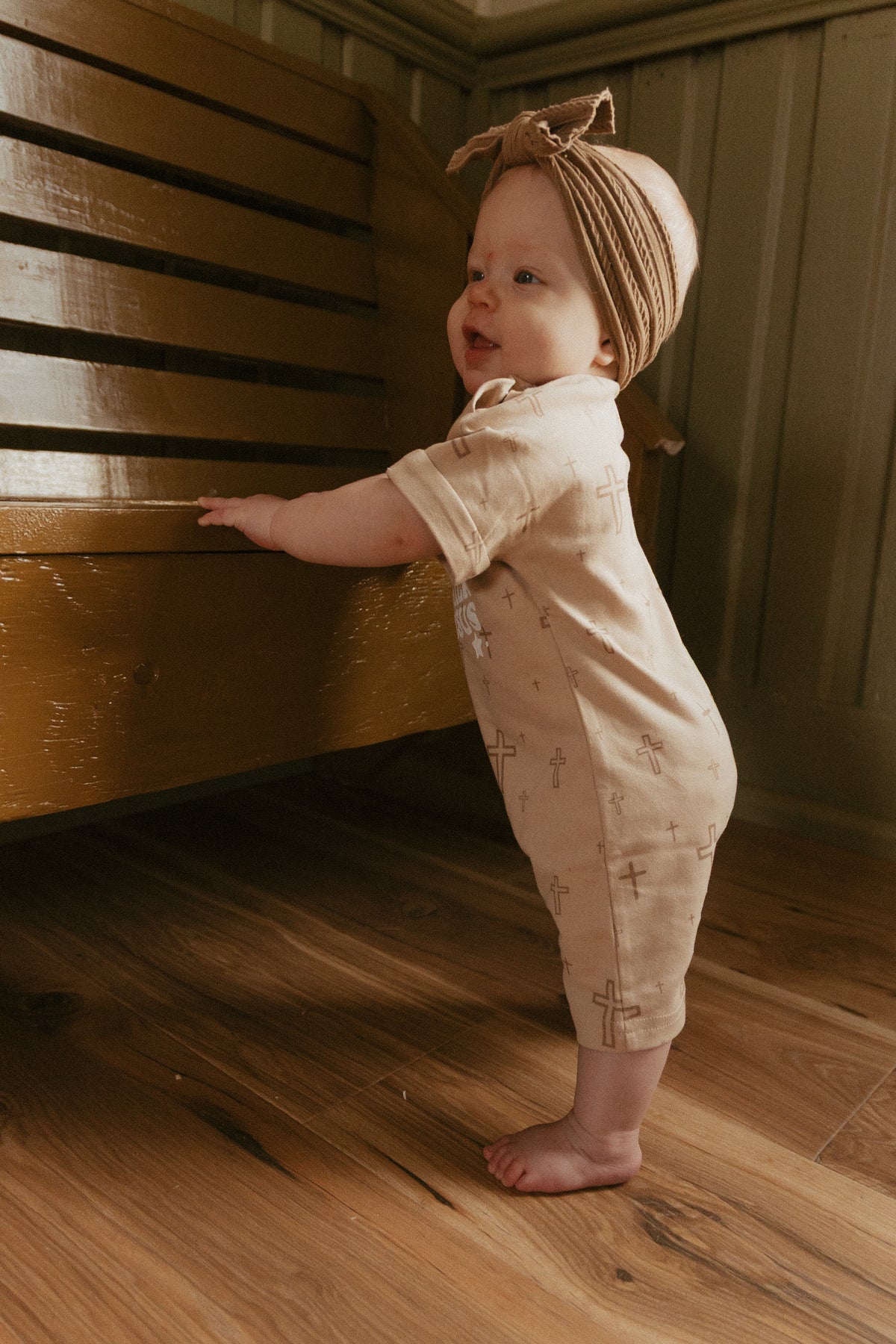 Raised on Milk & Jesus Cross Jumpsuit