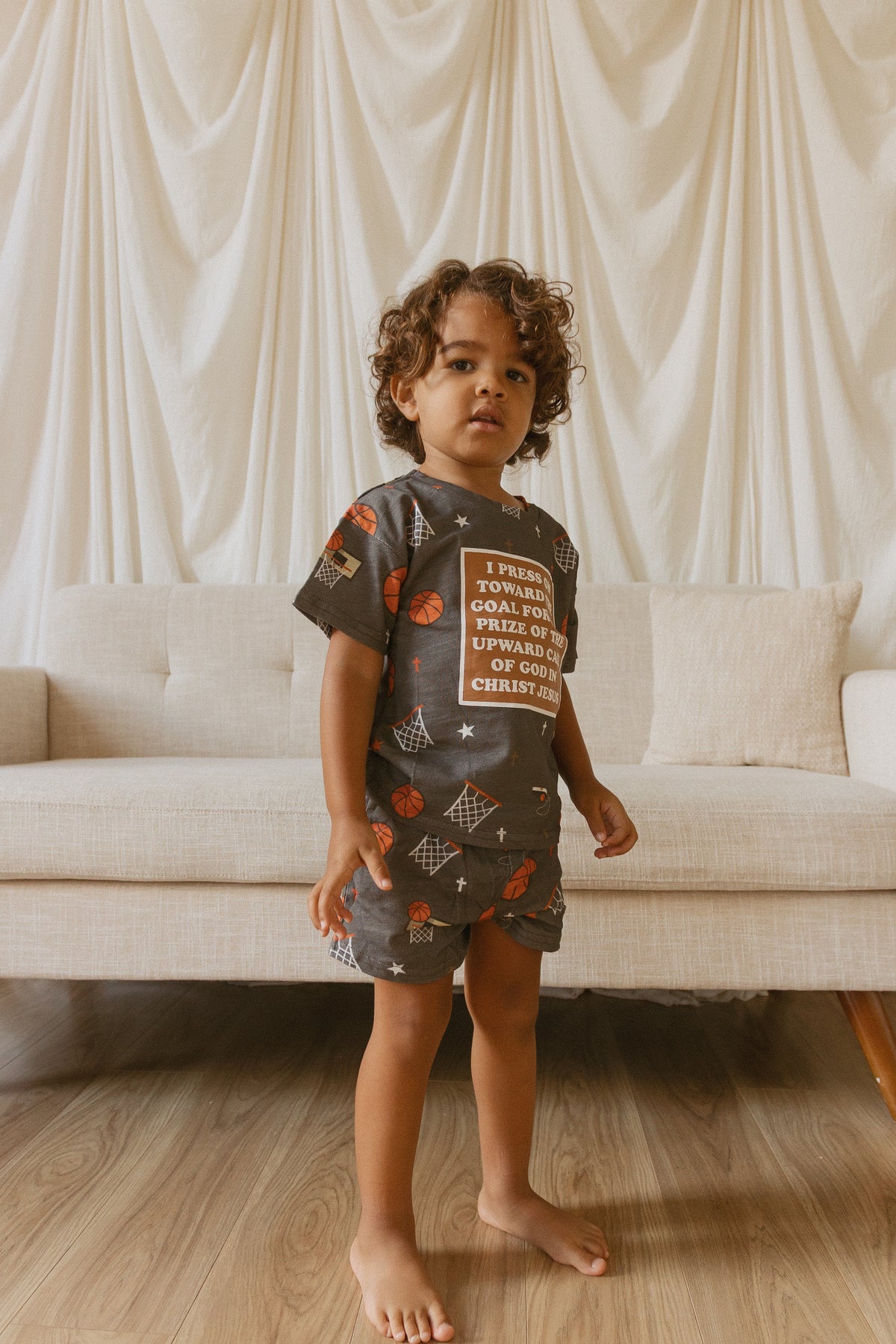 Philippians Basketball Shorts & Tee Set