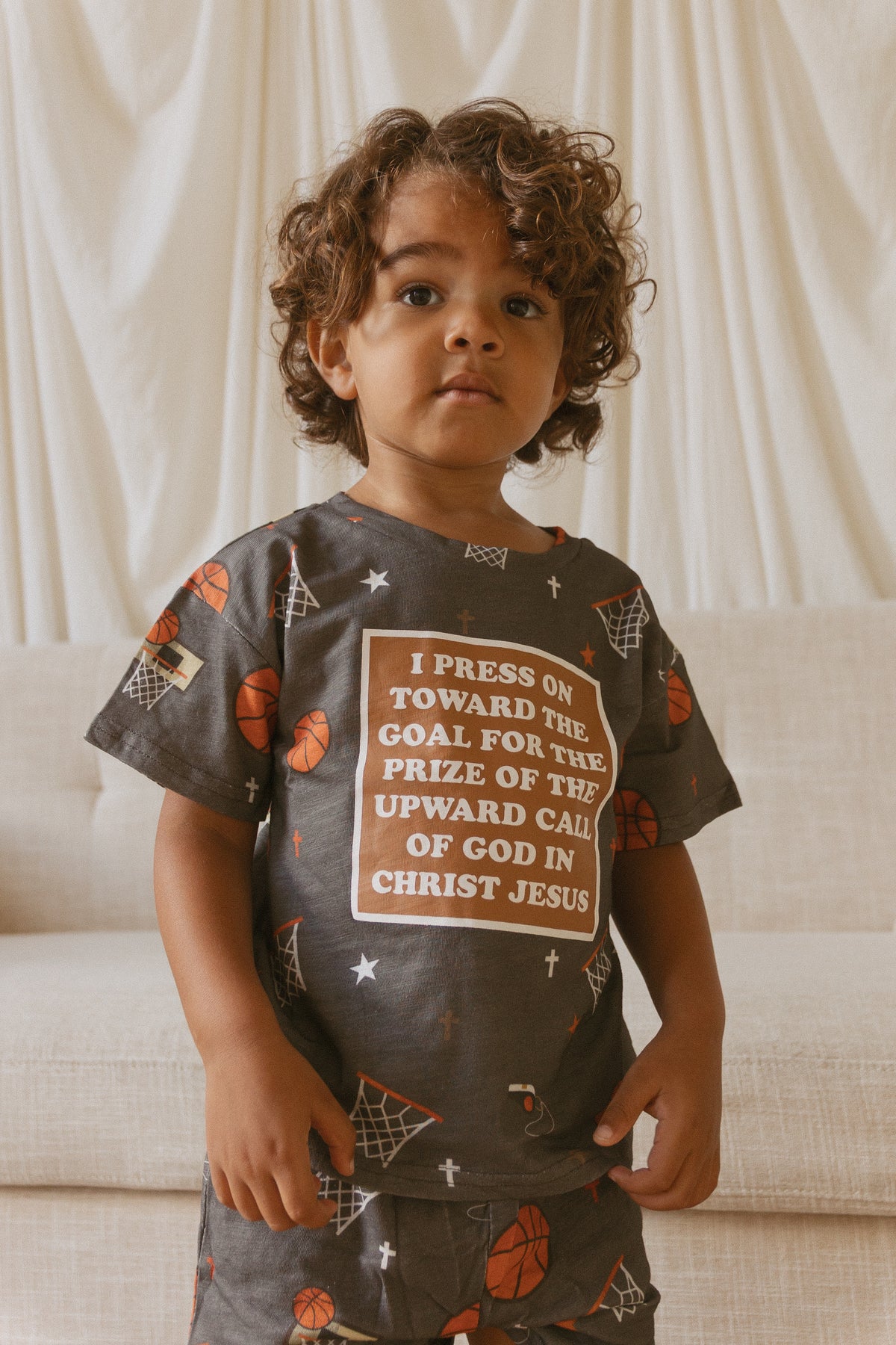 Philippians Basketball Shorts & Tee Set