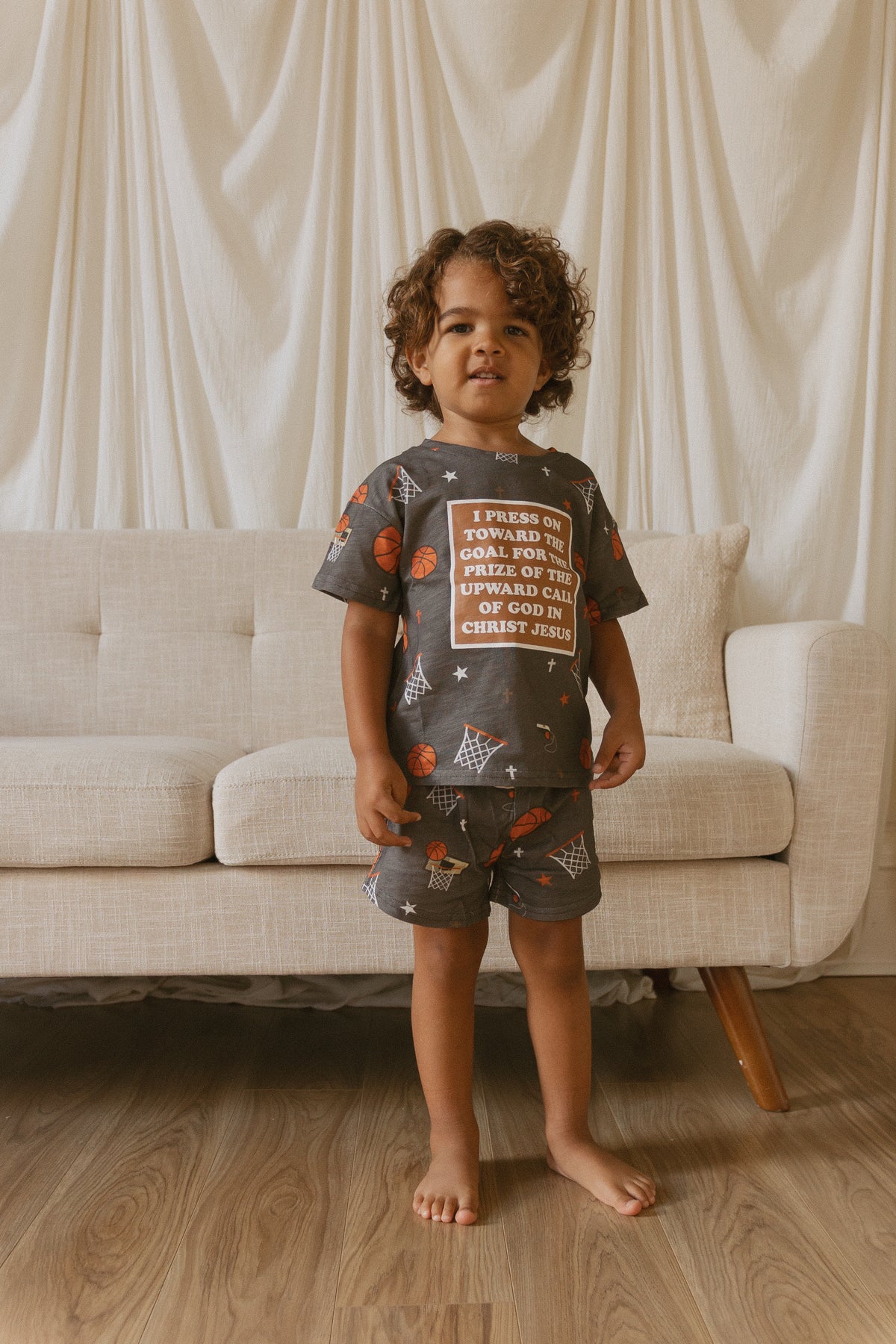 Philippians Basketball Shorts & Tee Set
