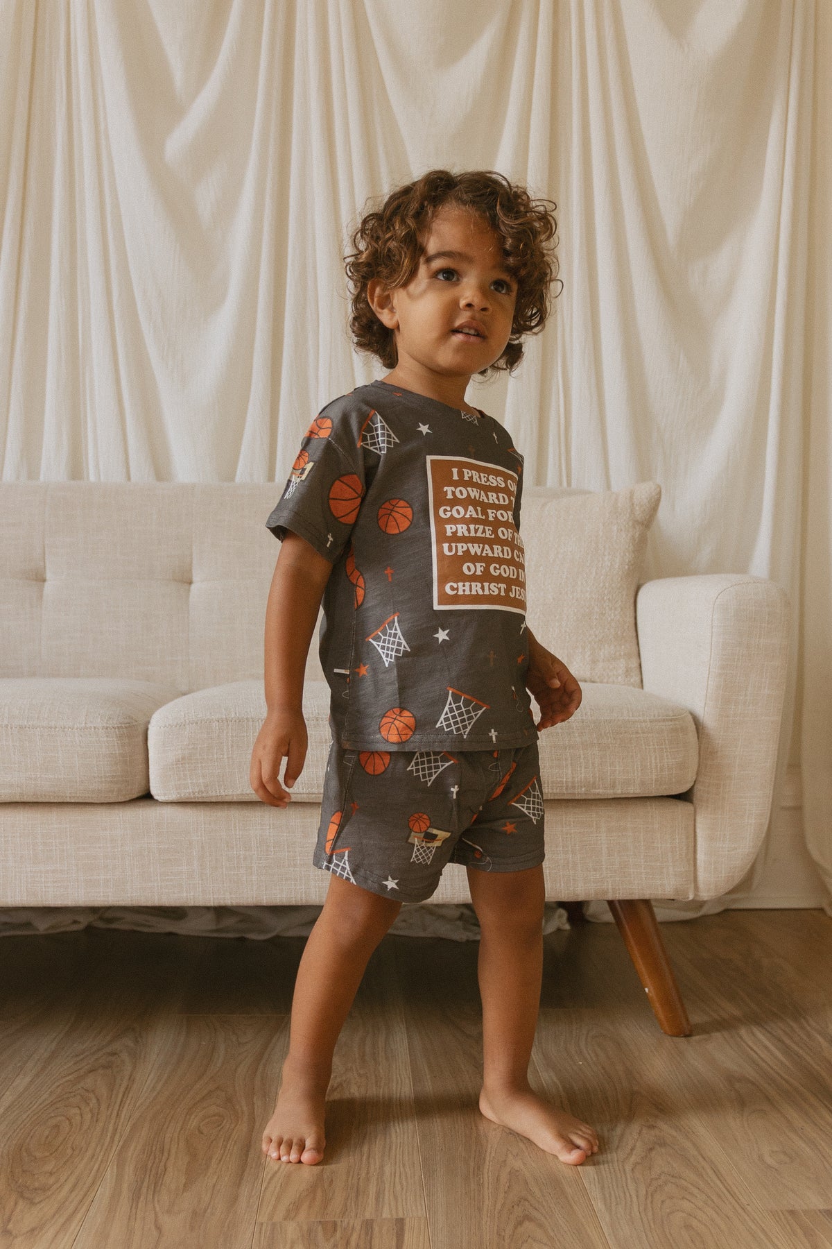 Philippians Basketball Shorts & Tee Set