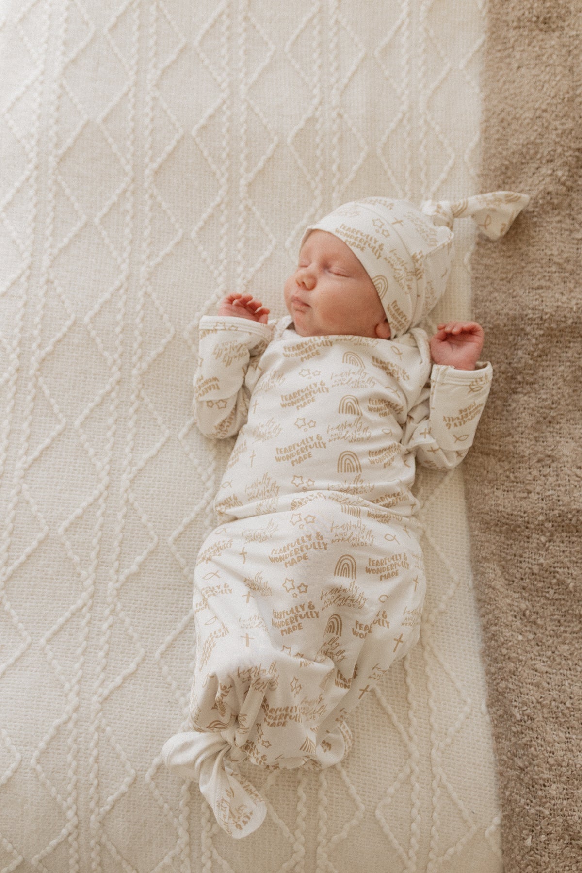 Fearfully & Wonderfully Made Bamboo Gown & Matching Beanie