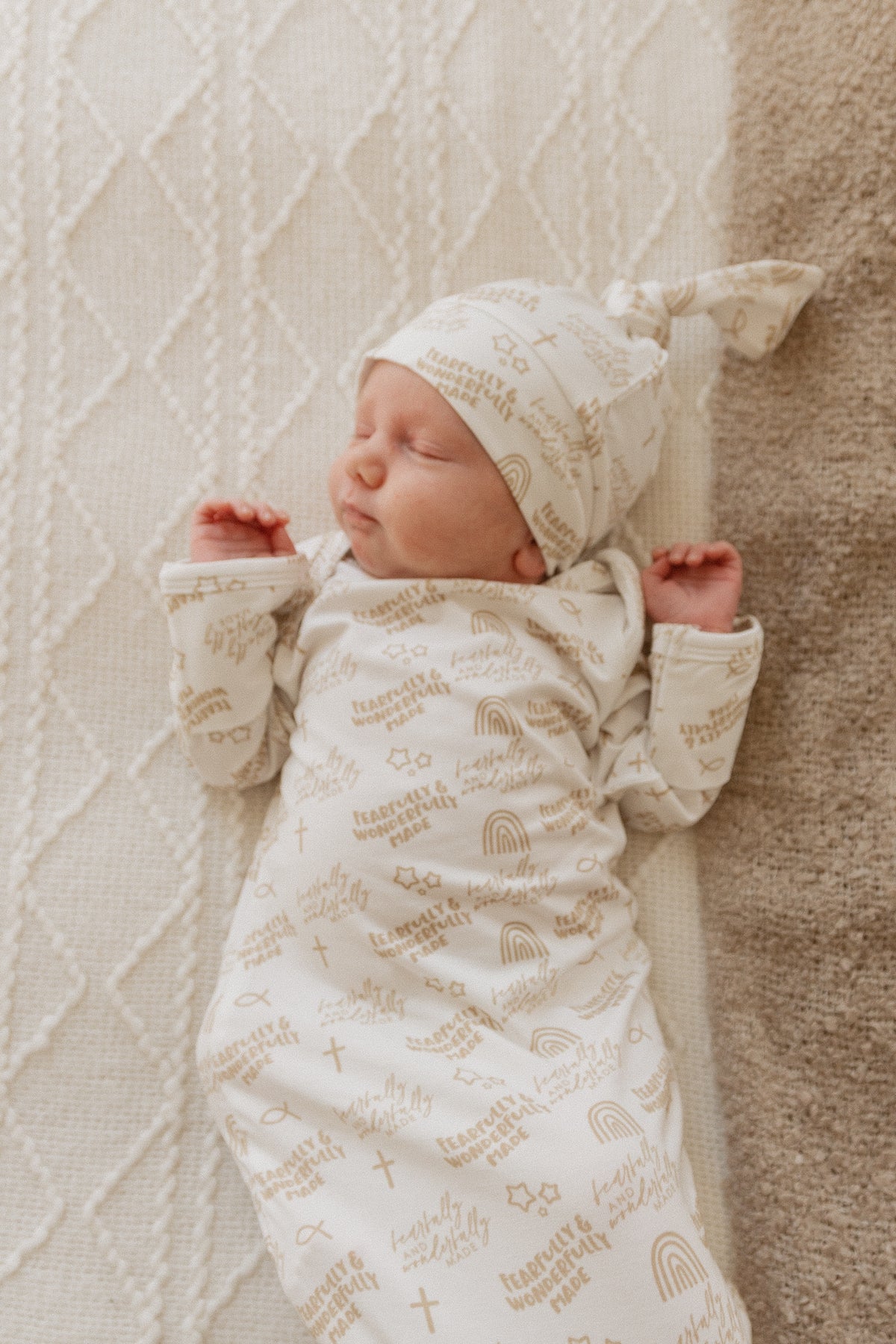 Fearfully & Wonderfully Made Bamboo Gown & Matching Beanie