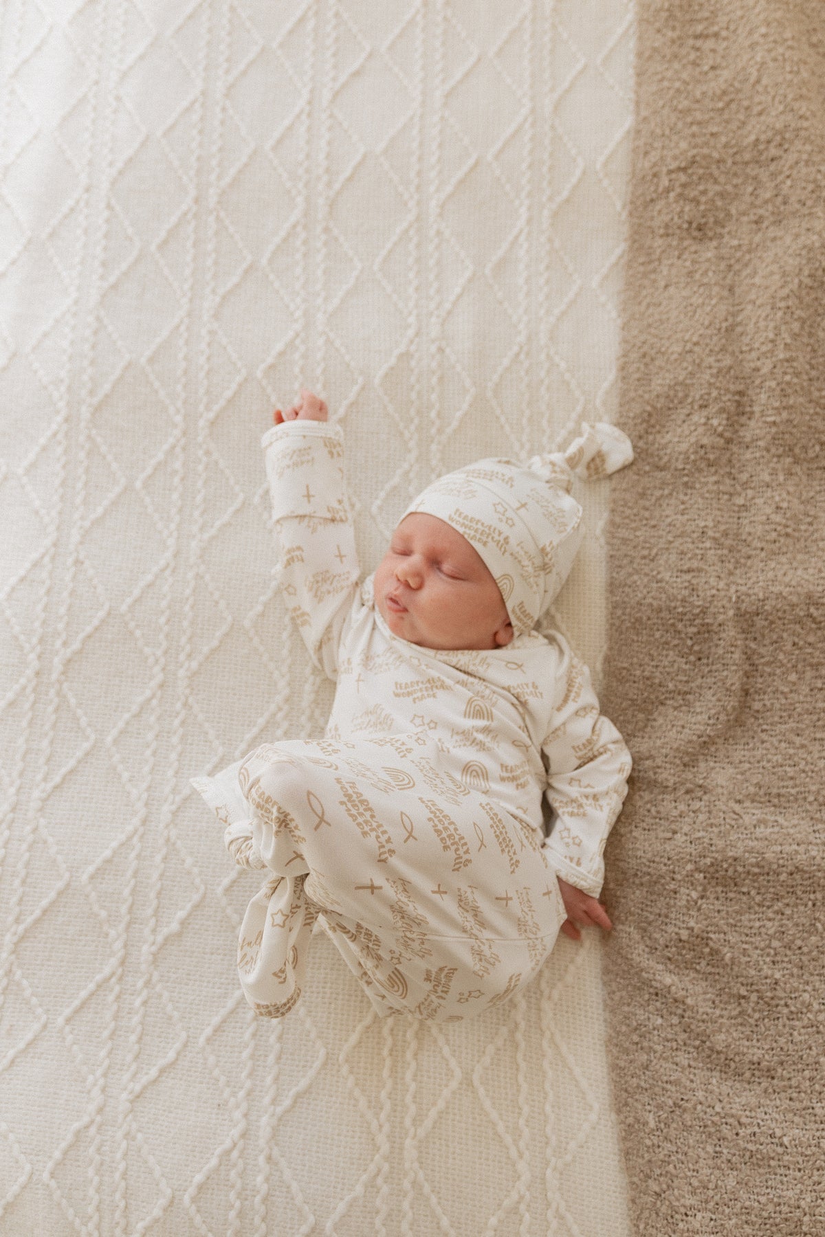 Fearfully & Wonderfully Made Bamboo Gown & Matching Beanie