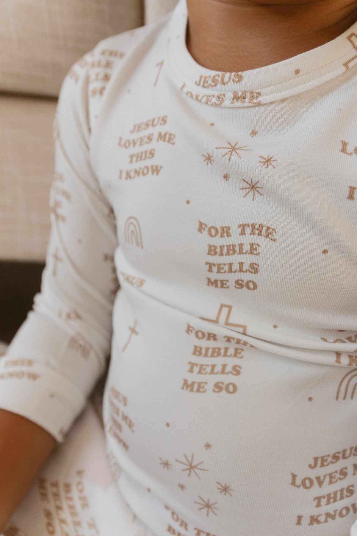 Jesus Loves Me This I Know Bamboo PJ 2 Piece Set
