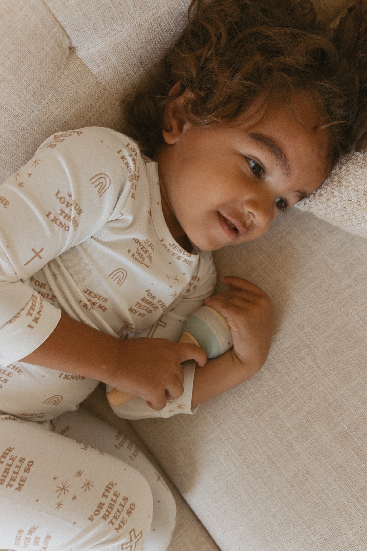 Jesus Loves Me This I Know Bamboo PJ 2 Piece Set