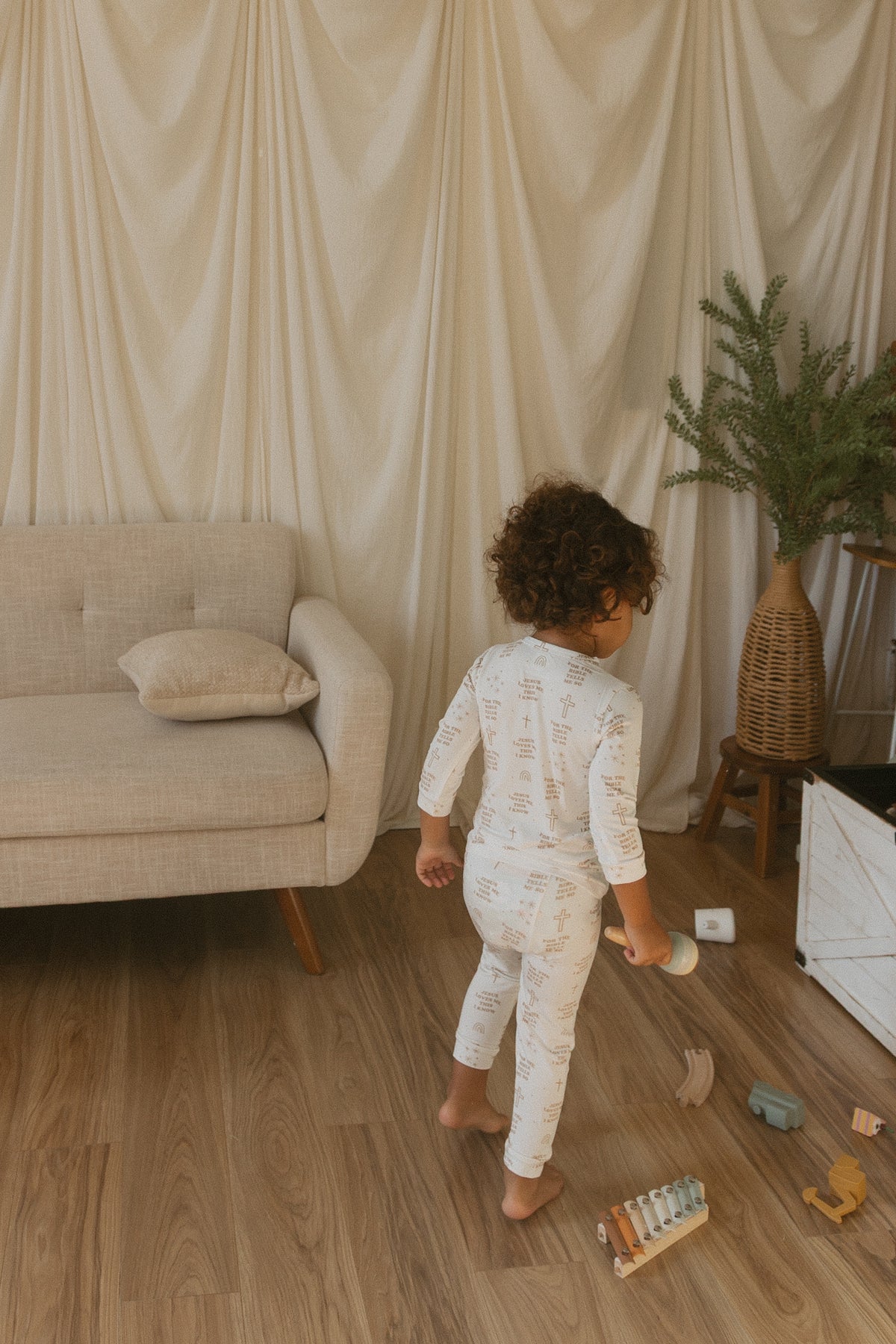Jesus Loves Me This I Know Bamboo PJ 2 Piece Set