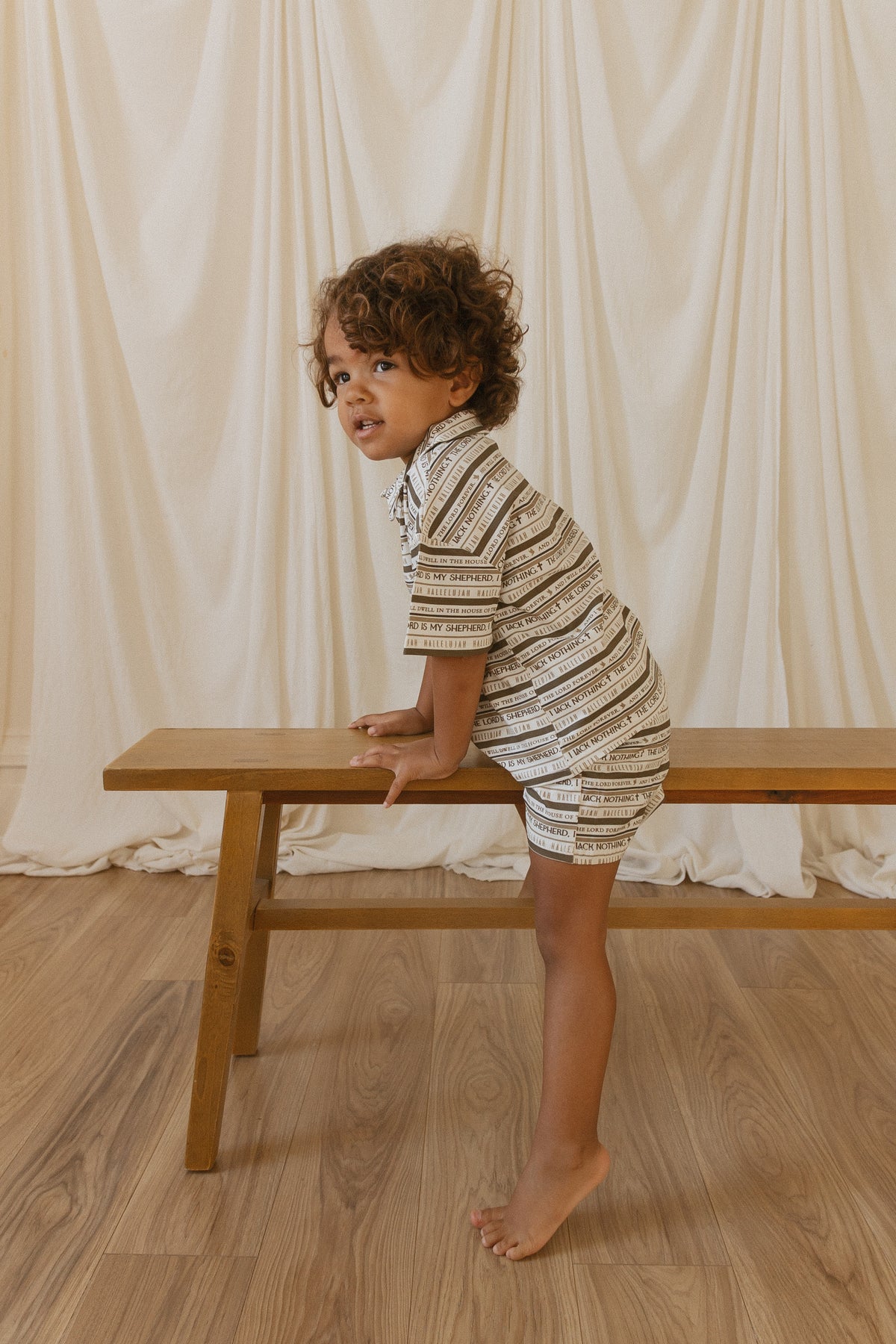 Psalm 23 Shorts & Collared Tee Set