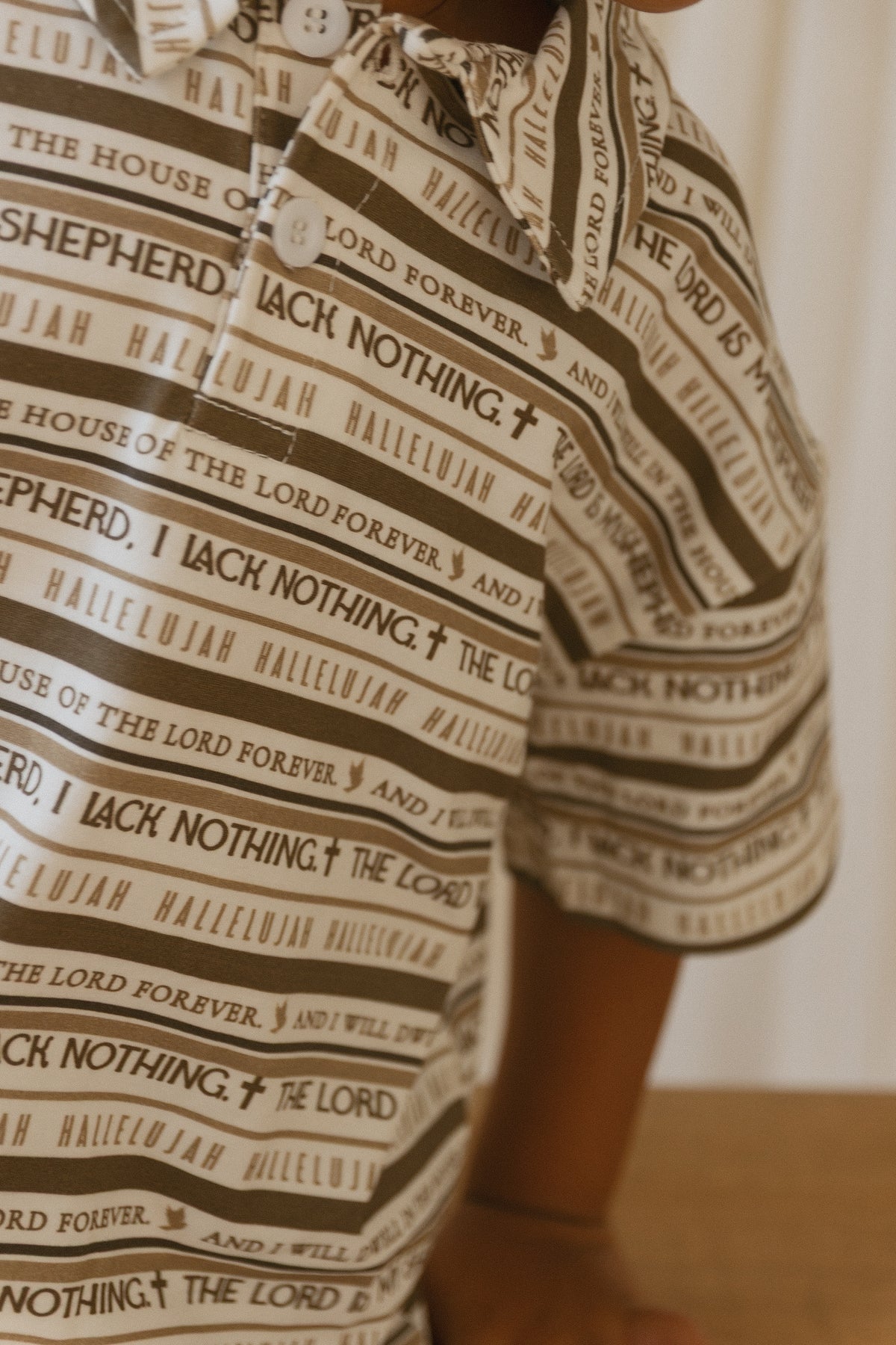 Psalm 23 Shorts & Collared Tee Set
