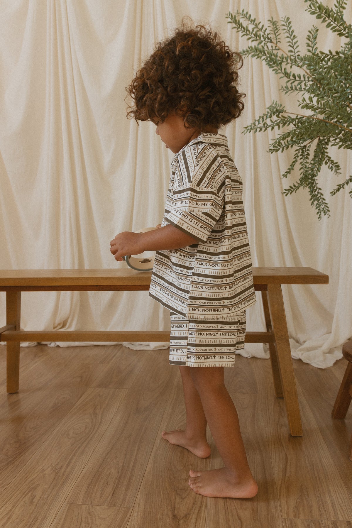 Psalm 23 Shorts & Collared Tee Set