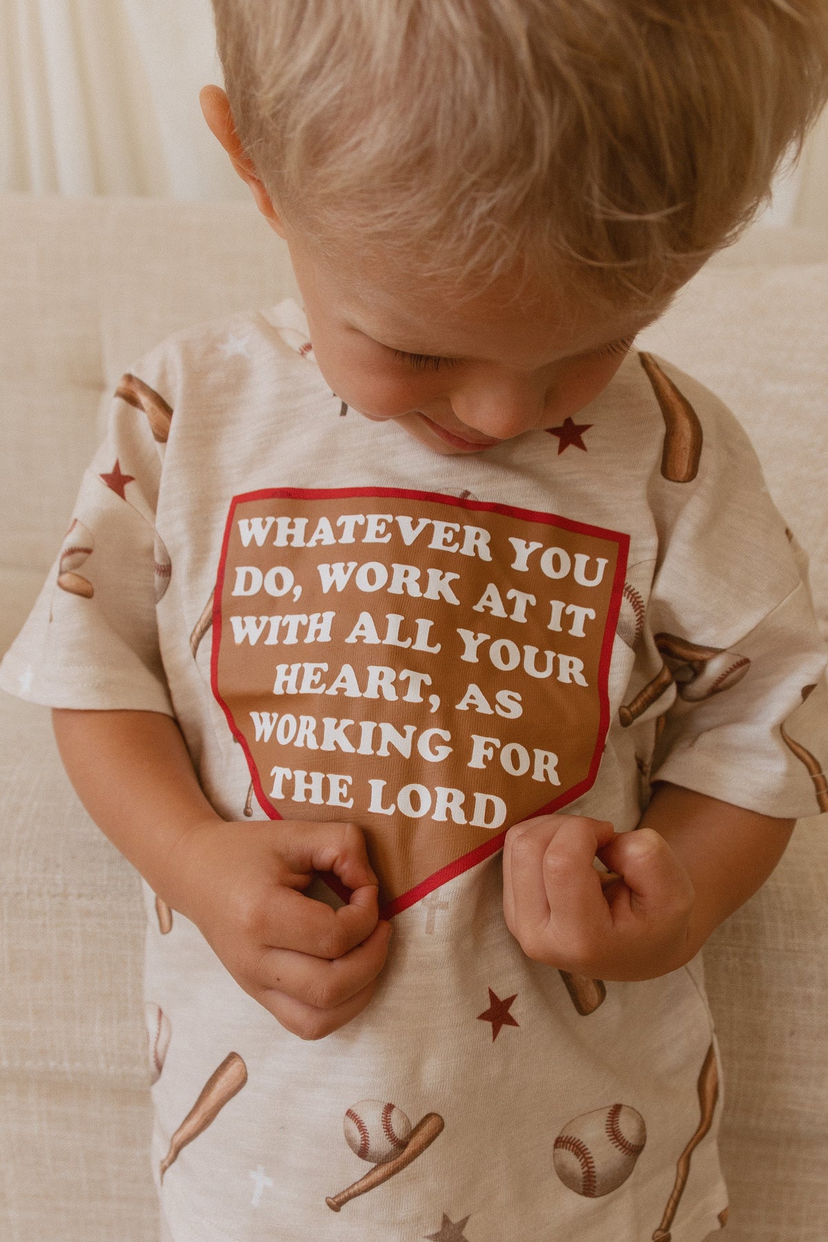 Colossians Baseball Shorts & Tee Set