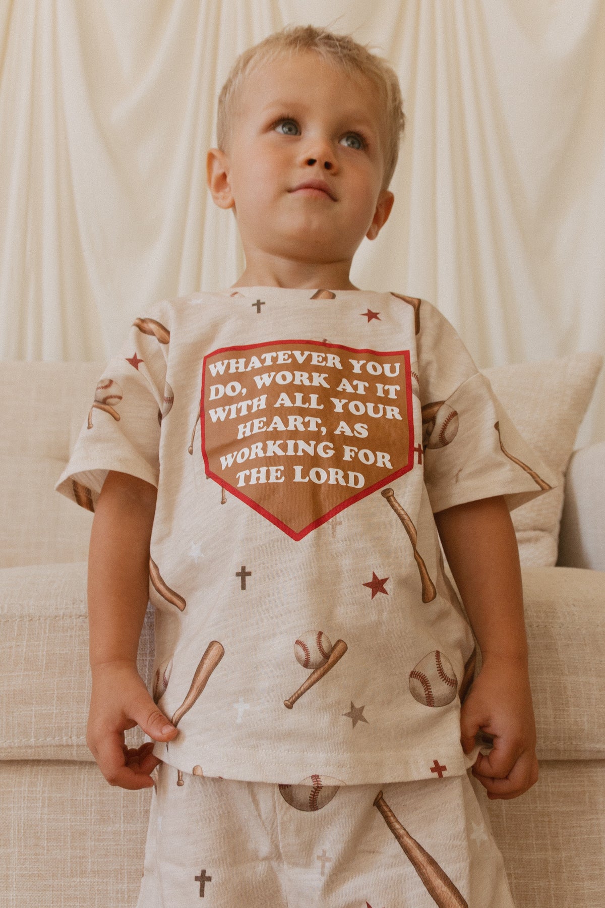 Colossians Baseball Shorts & Tee Set