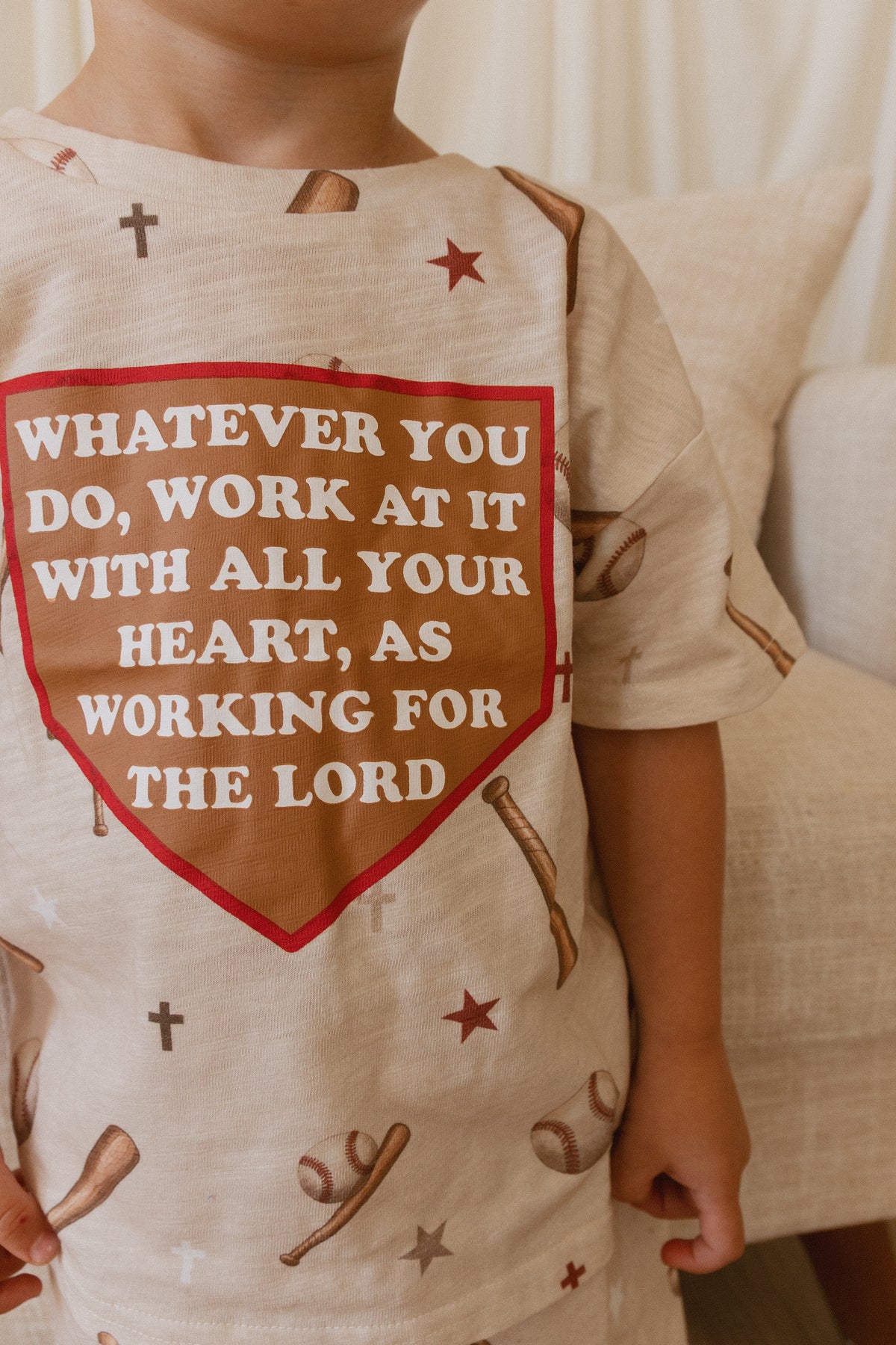Colossians Baseball Shorts & Tee Set