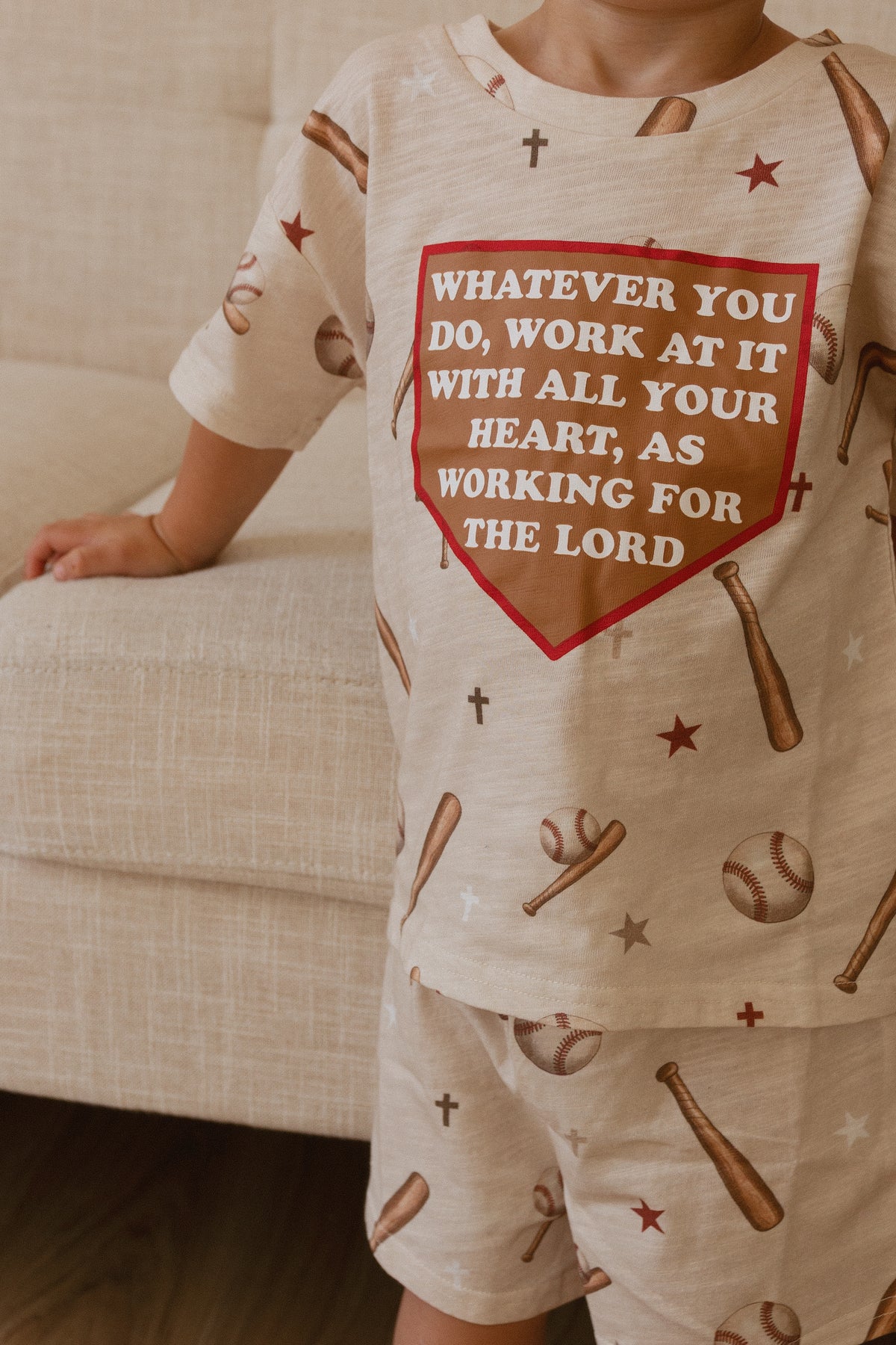 Colossians Baseball Shorts & Tee Set