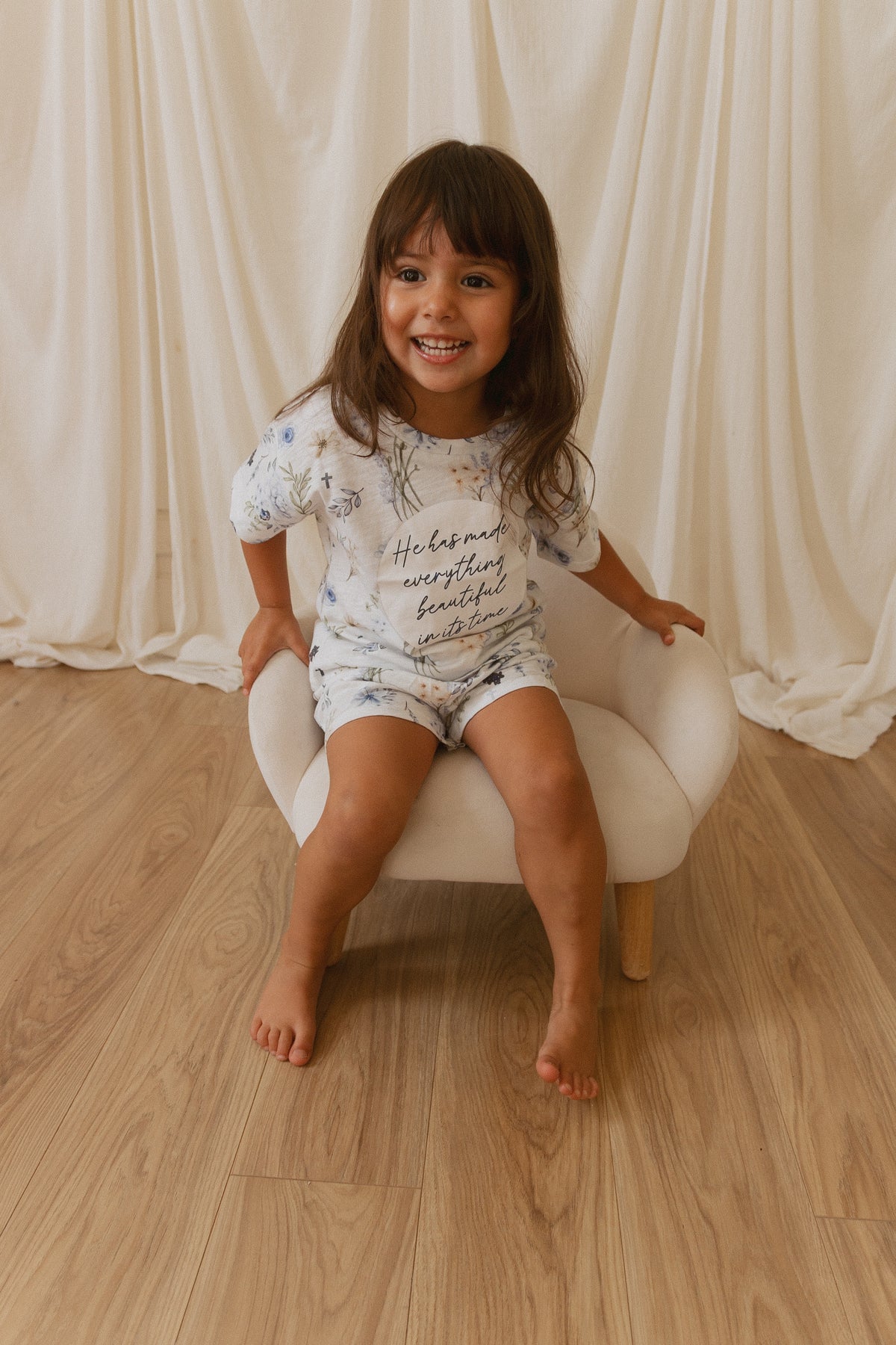 Ecclesiastes Floral Shorts & Tee Set