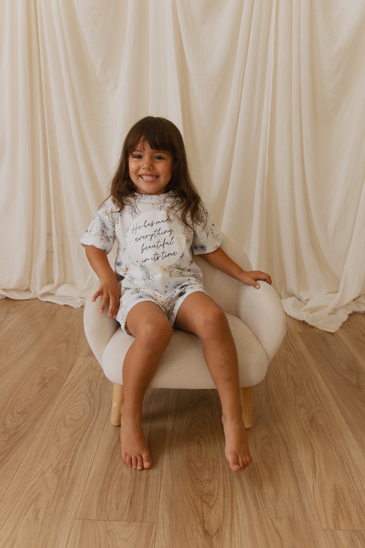 Ecclesiastes Floral Shorts & Tee Set