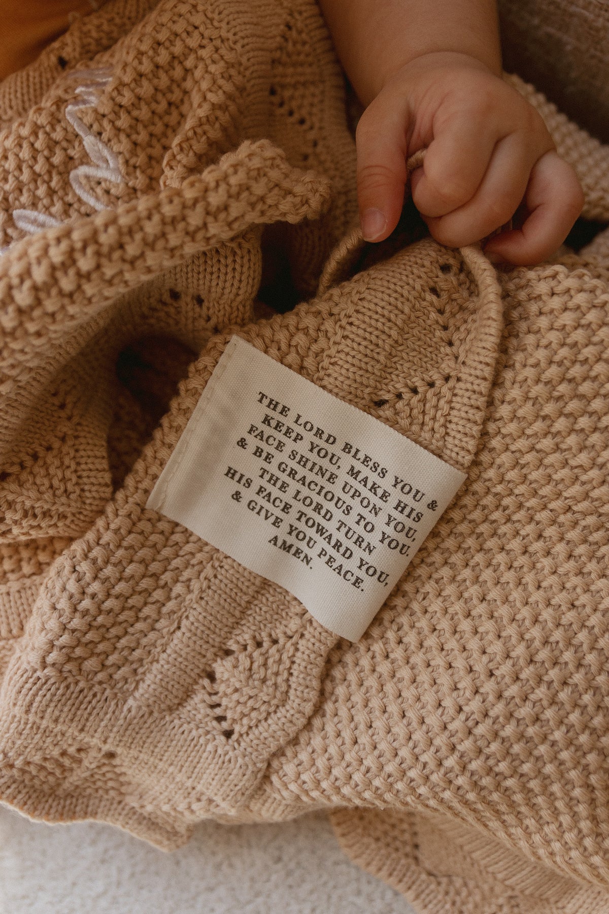 May His Favor Knit Blanket
