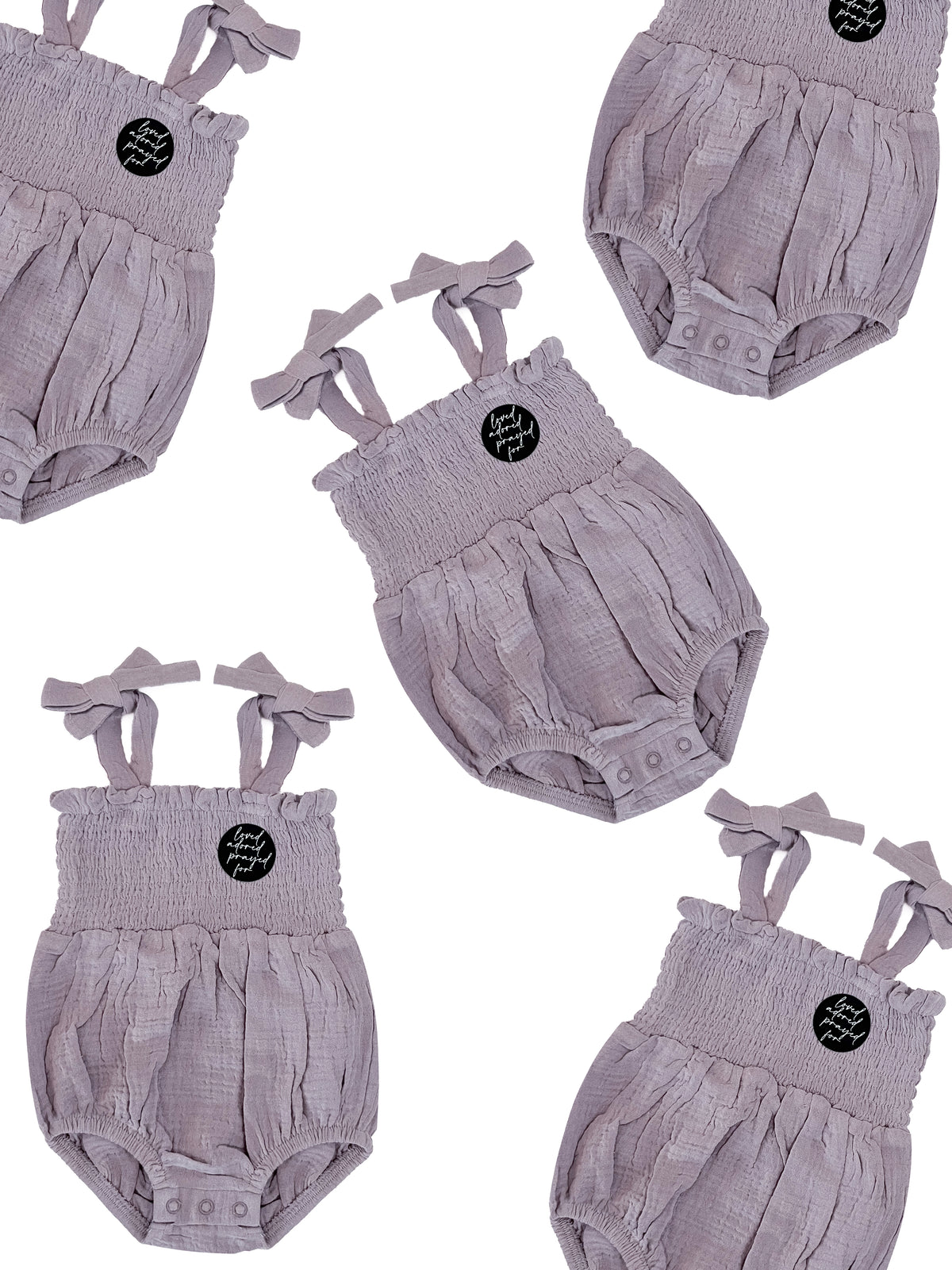 Loved, Adored, Prayed For Romper