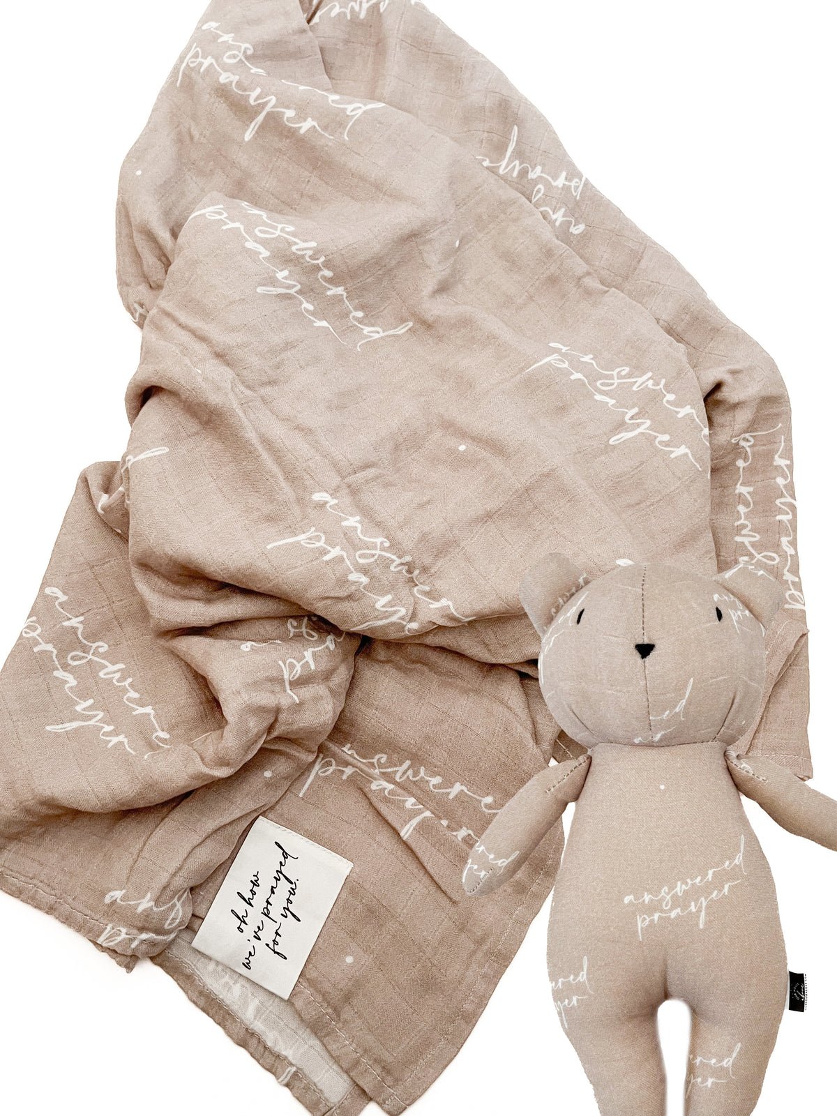 Answered Prayer Bamboo Bear Stuffy