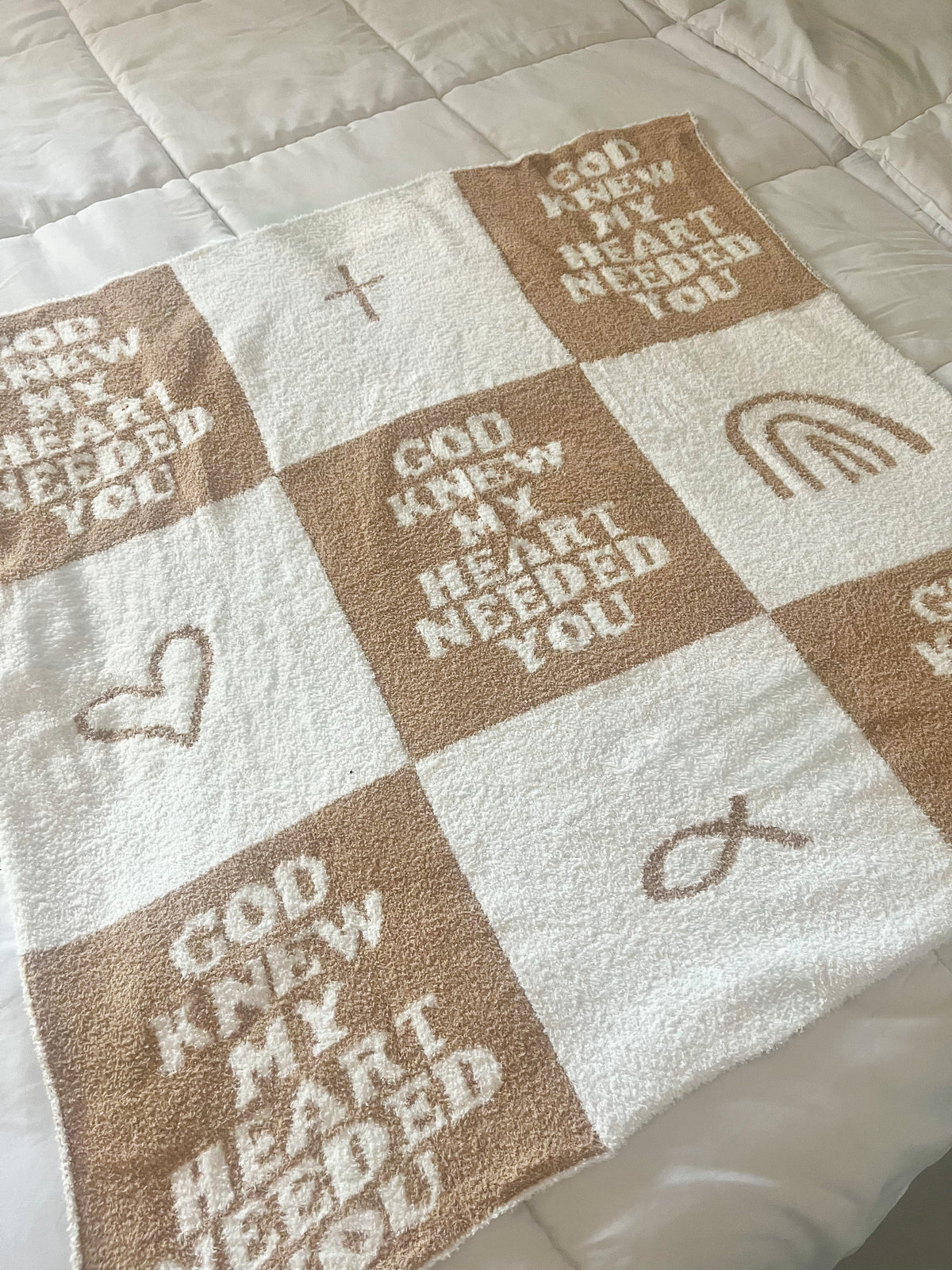 God Knew My Heart Needed You Plush Blanket