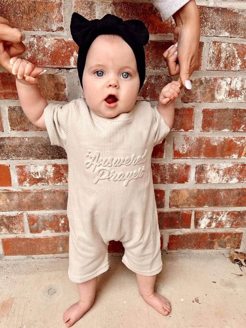 Answered Prayer Waffle Jumpsuit