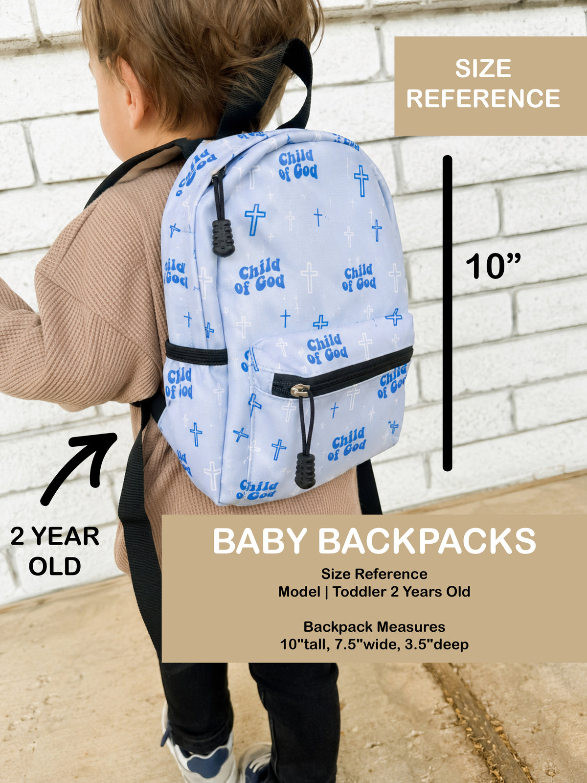Child of God Baby Backpack