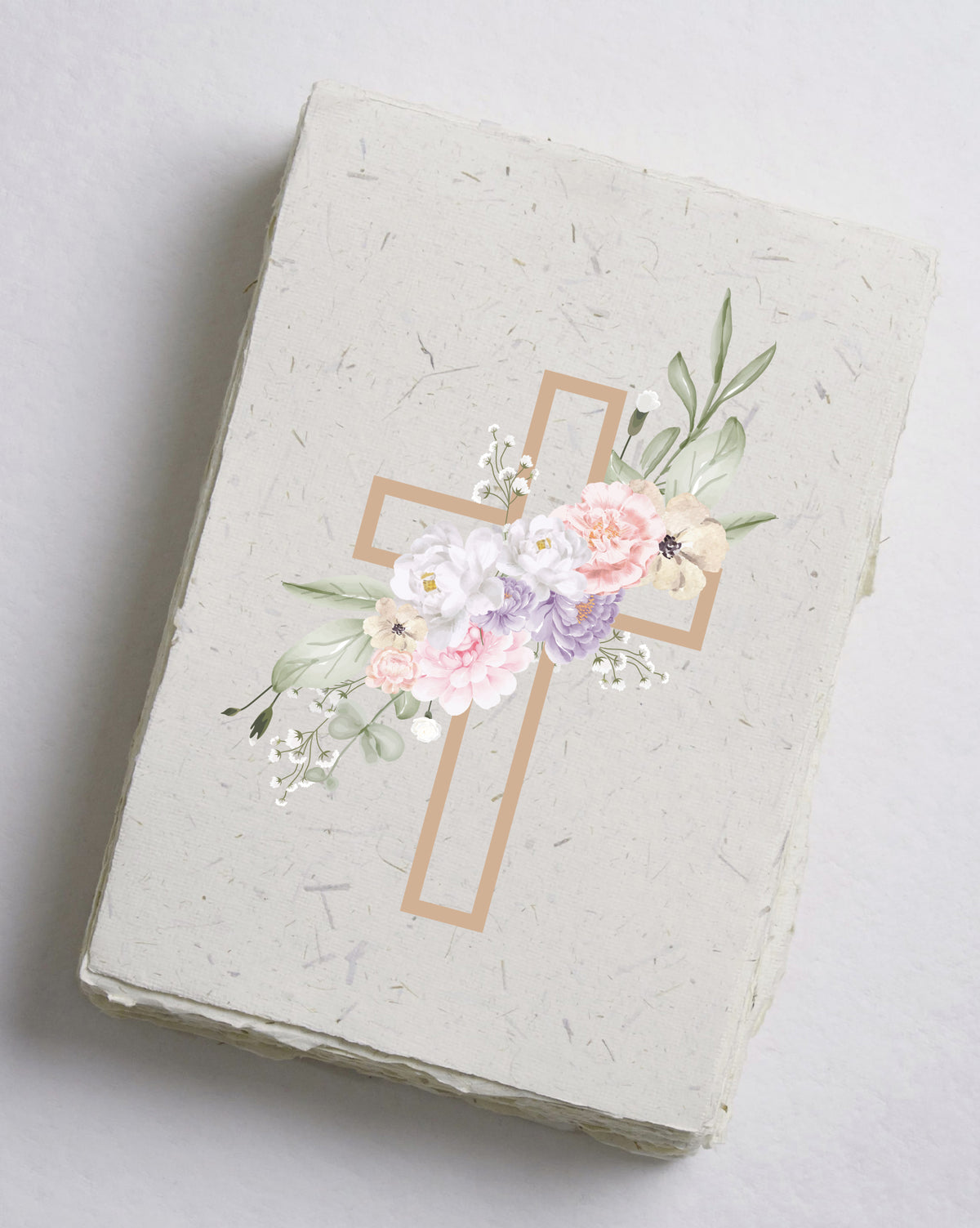 Floral Cross Cotton Print