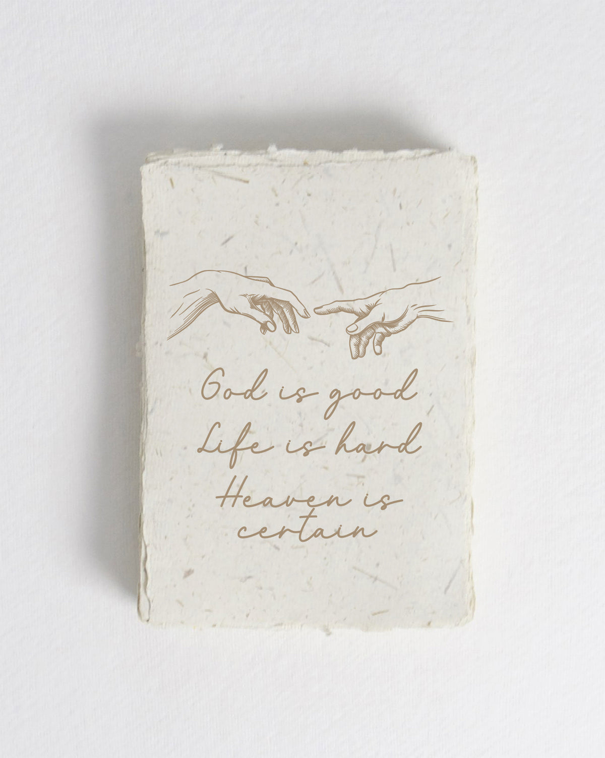 Heaven is Certain Cotton Print