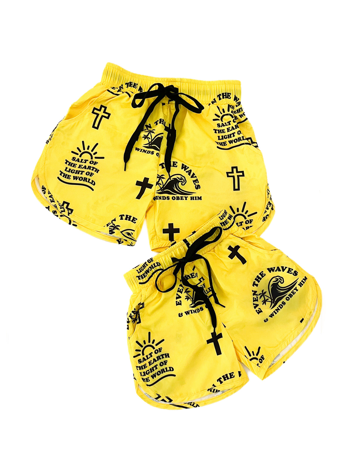 Waves & Winds Obey Him Swim Shorts