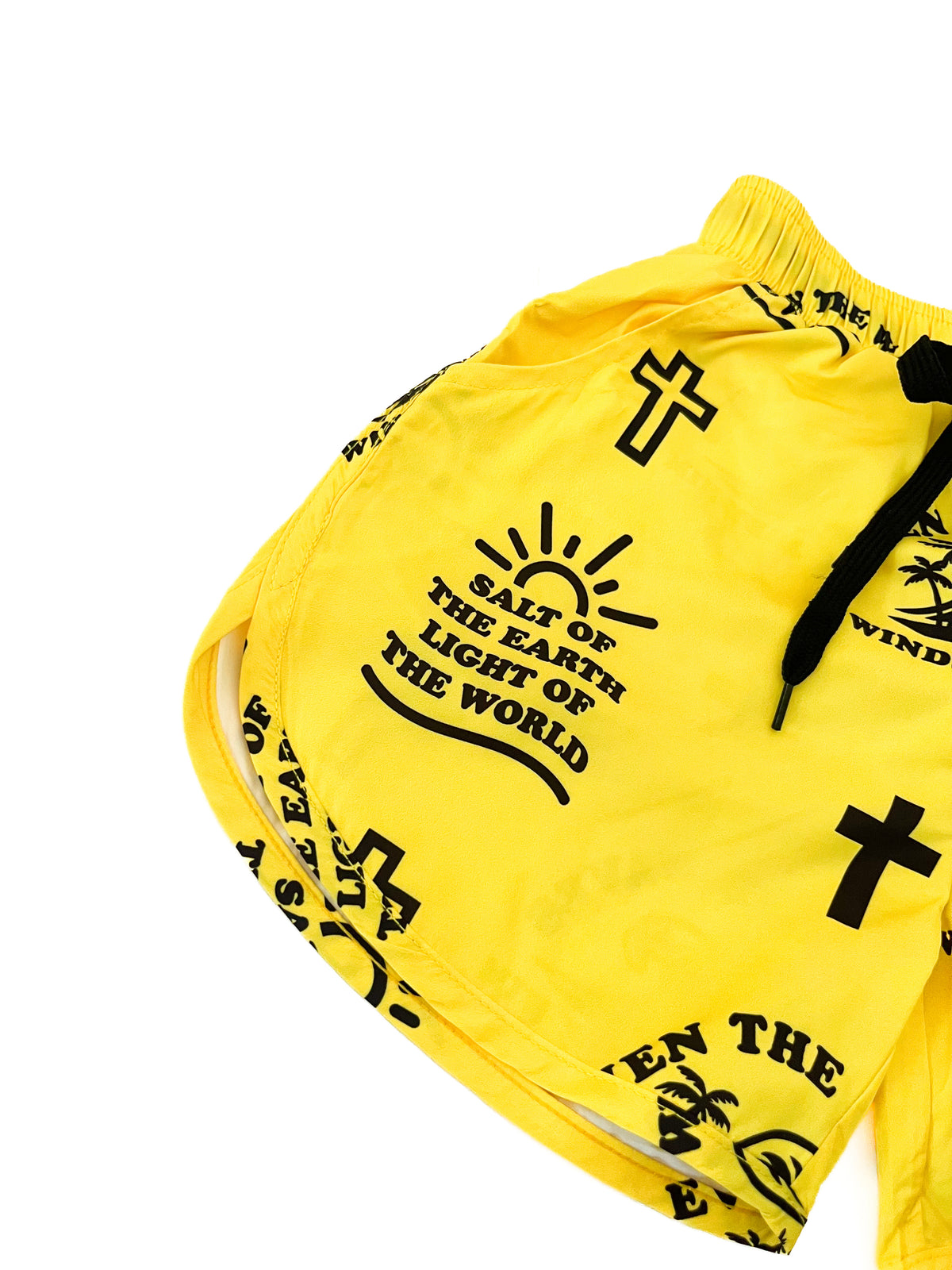 Waves & Winds Obey Him Swim Shorts
