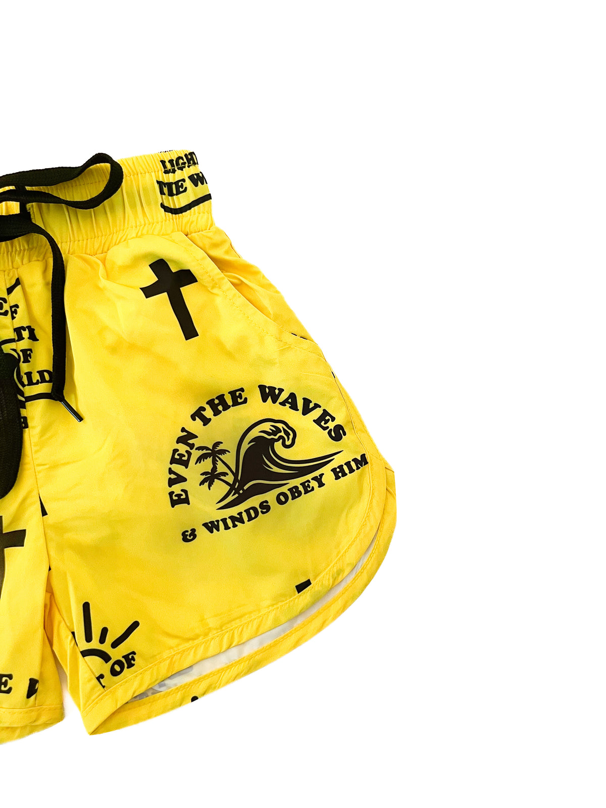 Waves & Winds Obey Him Swim Shorts