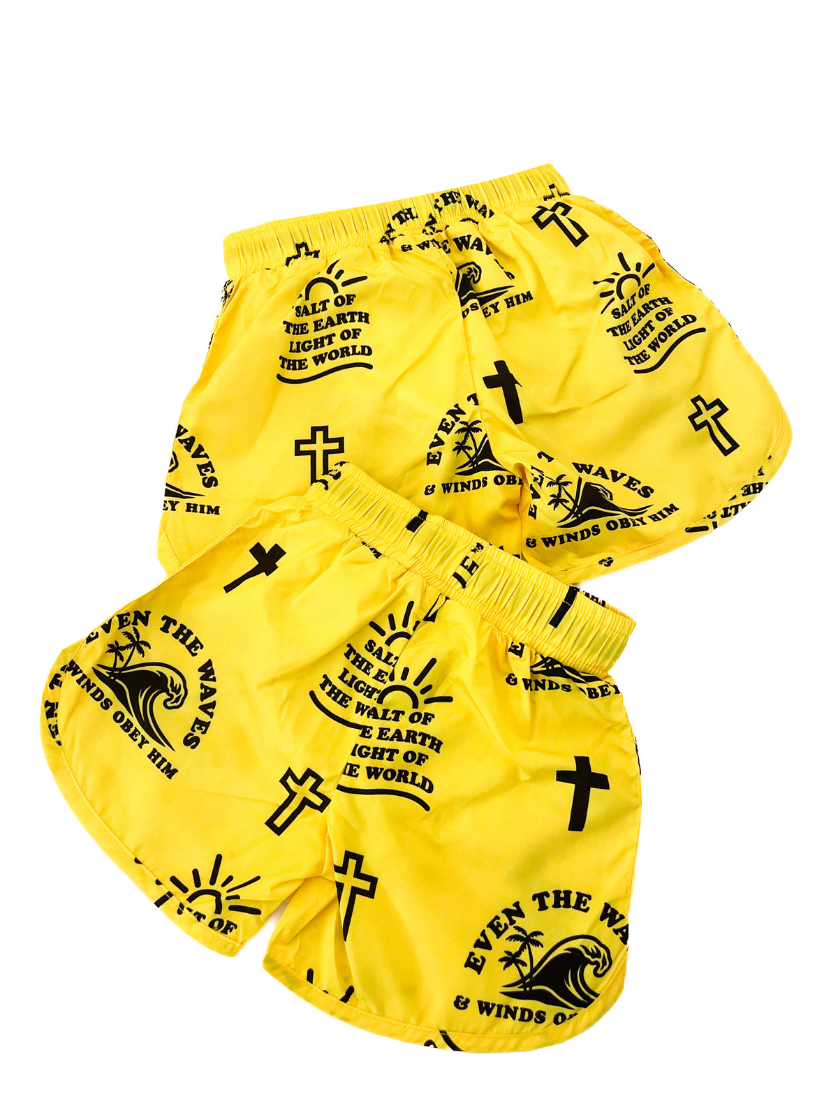 Waves & Winds Obey Him Swim Shorts