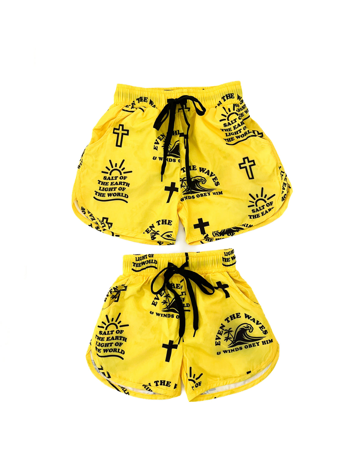 Waves & Winds Obey Him Swim Shorts