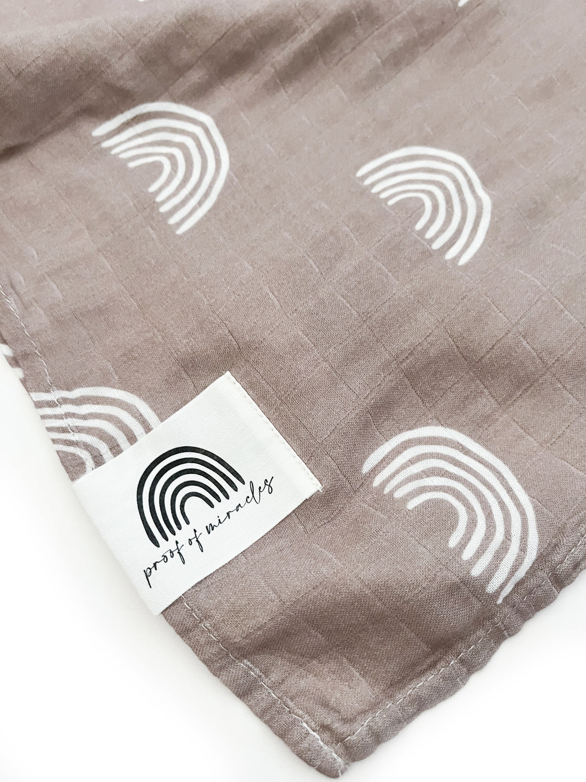 Proof Of Miracles Rainbow Swaddle Blanket