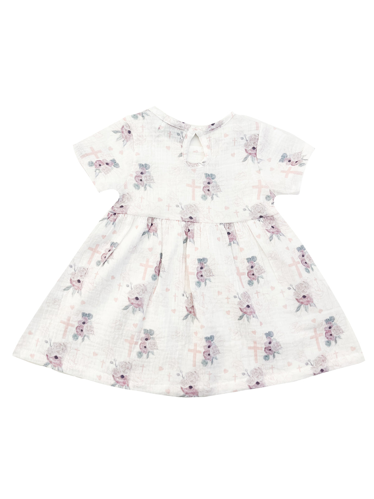 Fearfully and Wonderfully Made Cross and Floral Dress