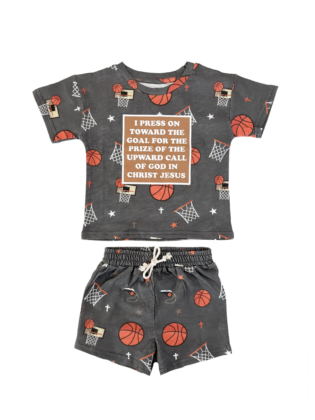 Philippians Basketball Shorts & Tee Set