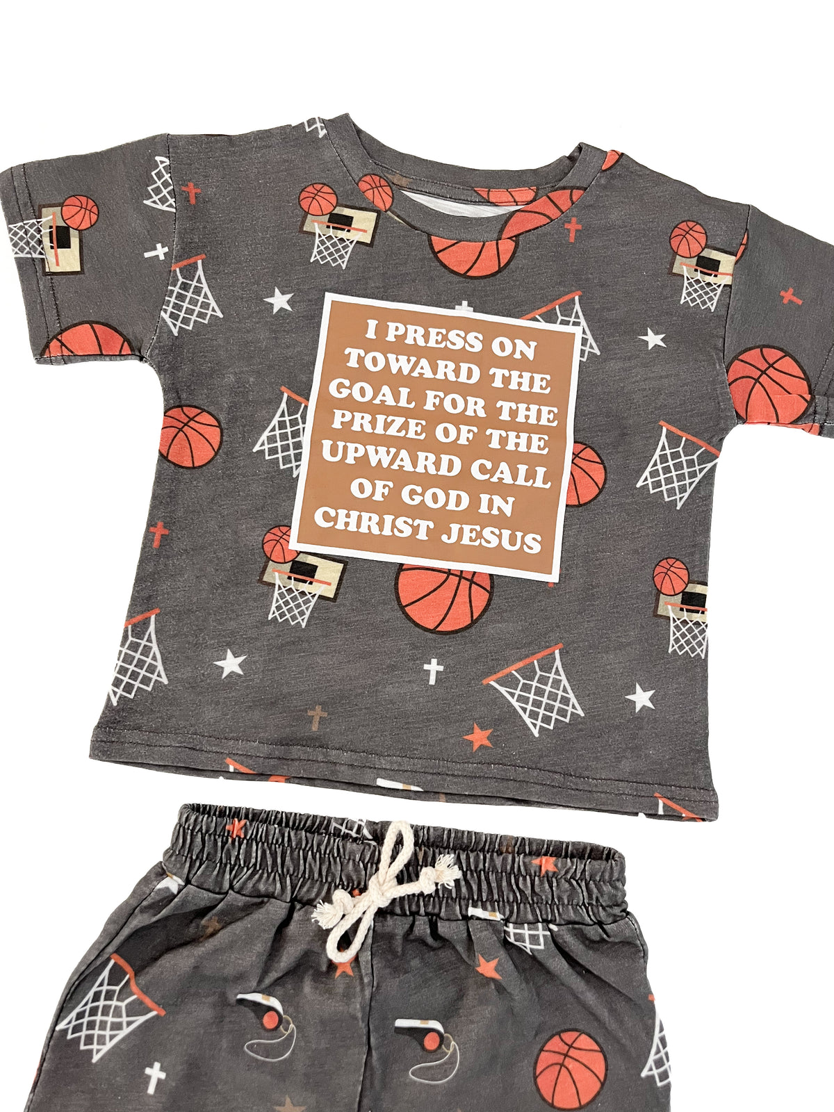 Philippians Basketball Shorts & Tee Set