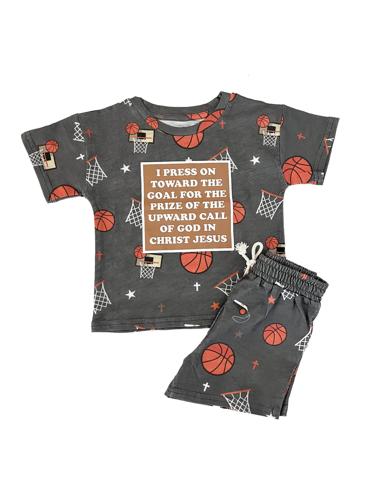 Philippians Basketball Shorts & Tee Set
