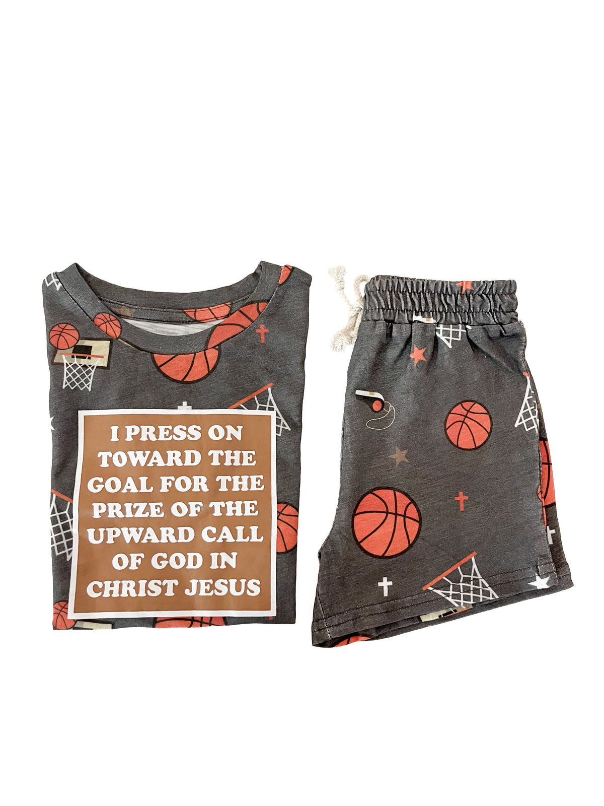 Philippians Basketball Shorts & Tee Set