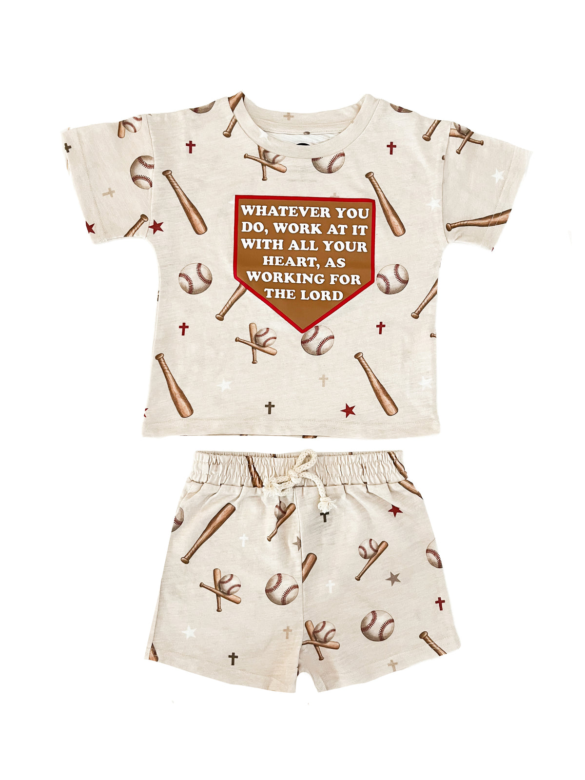 Colossians Baseball Shorts & Tee Set