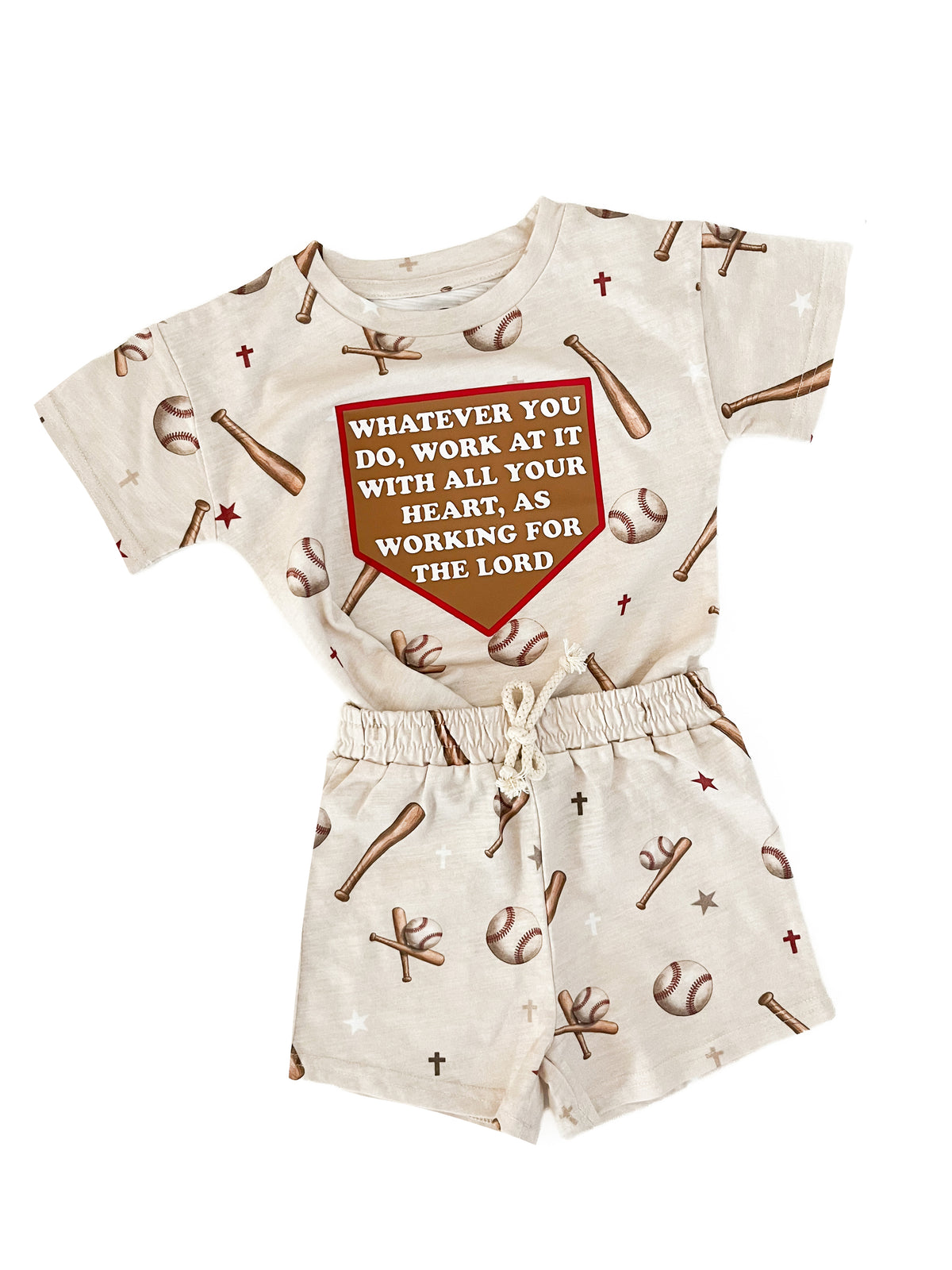 Colossians Baseball Shorts & Tee Set