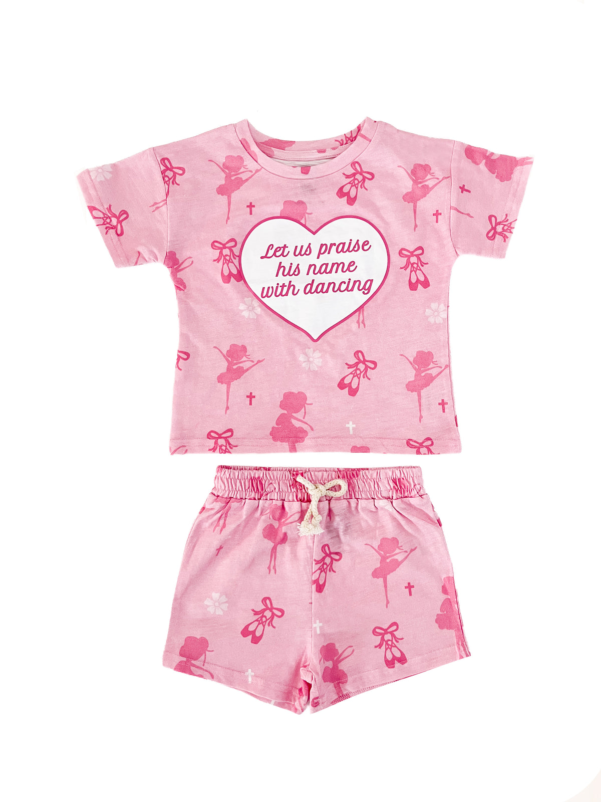Psalm Ballet Shorts & Tee Set