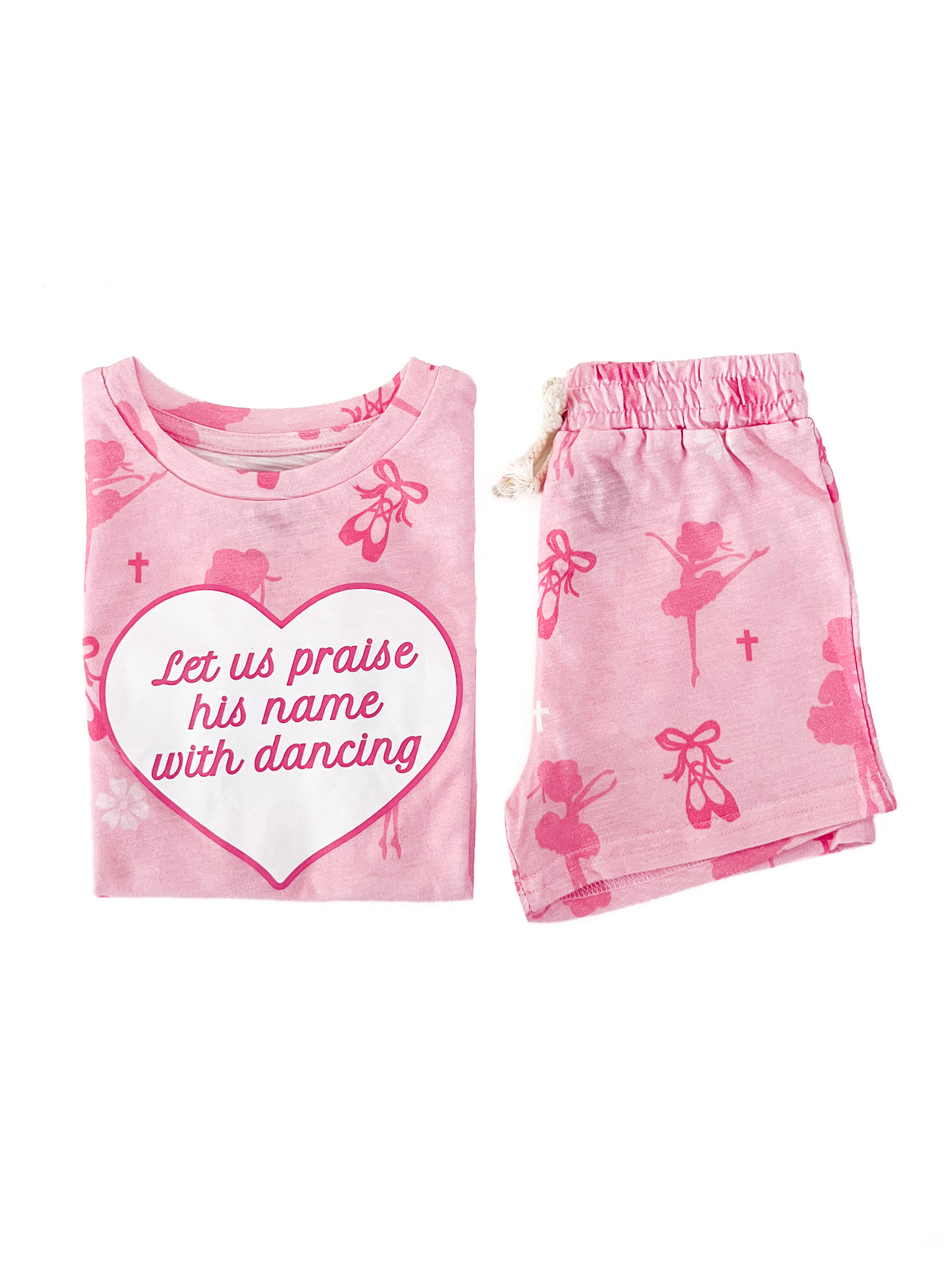 Psalm Ballet Shorts & Tee Set