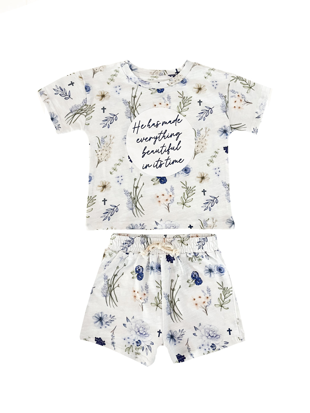 Ecclesiastes Floral Shorts & Tee Set