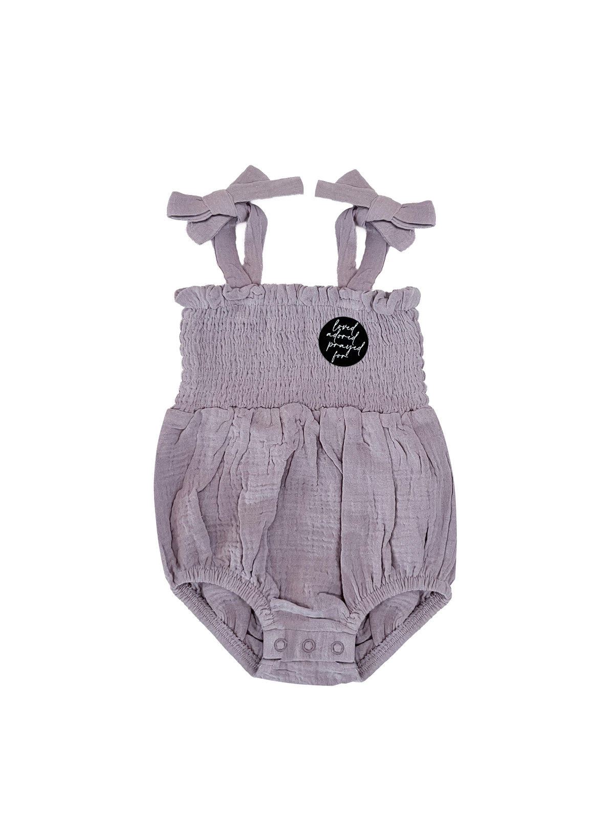 Loved, Adored, Prayed For Romper