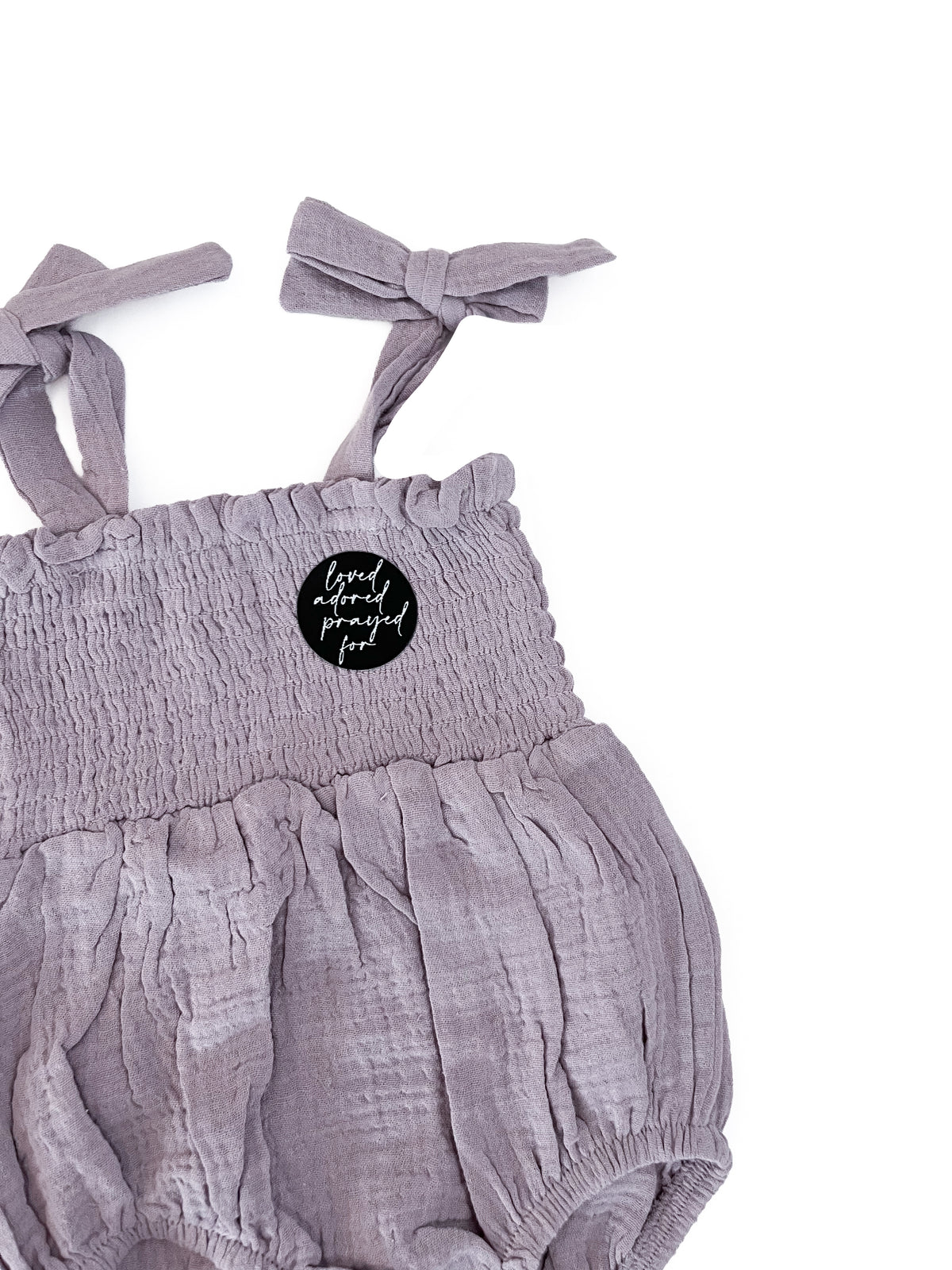 Loved, Adored, Prayed For Romper